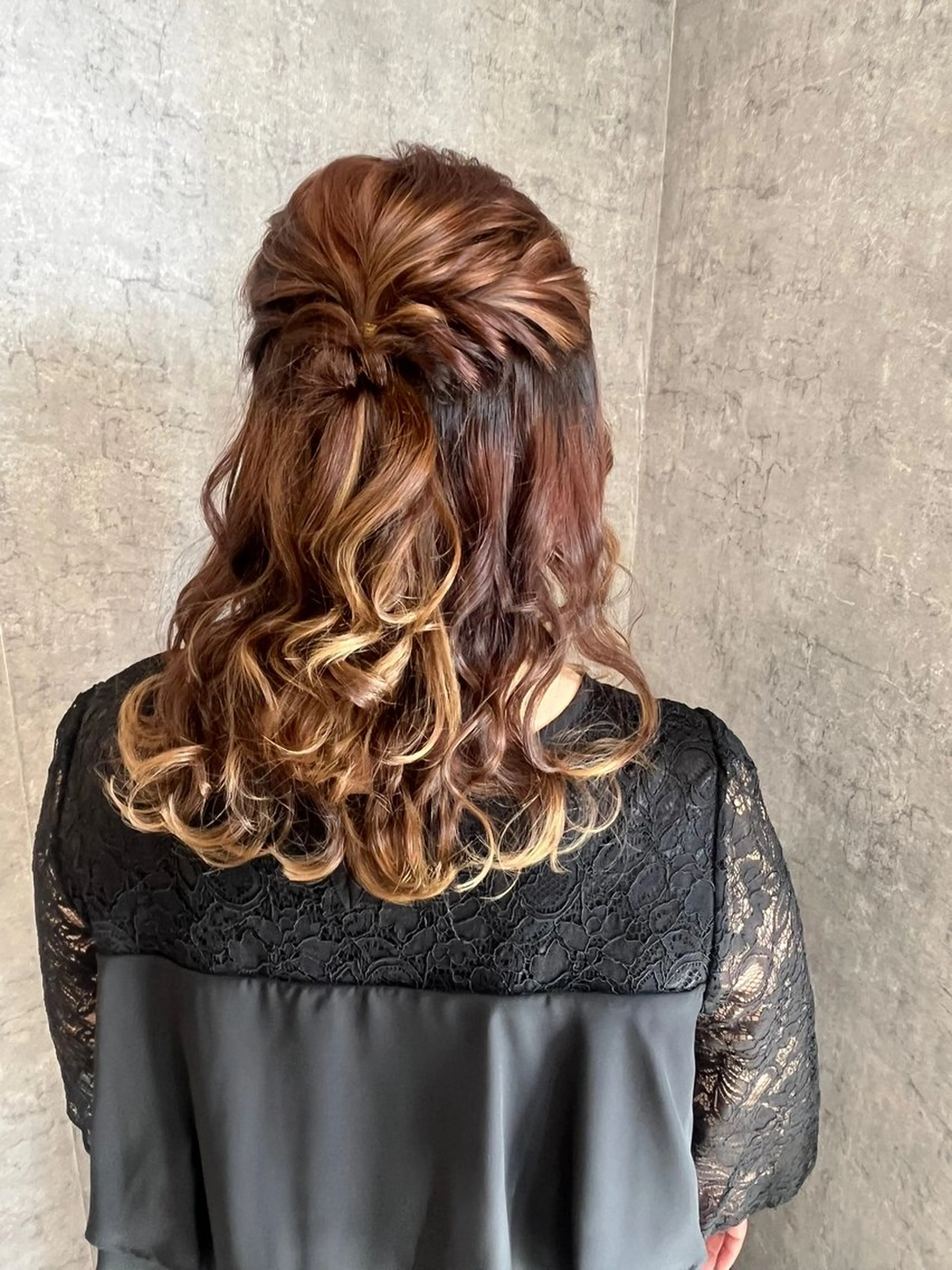 セミロング hair garden root所属・比企 萌々華のヘアスタイル