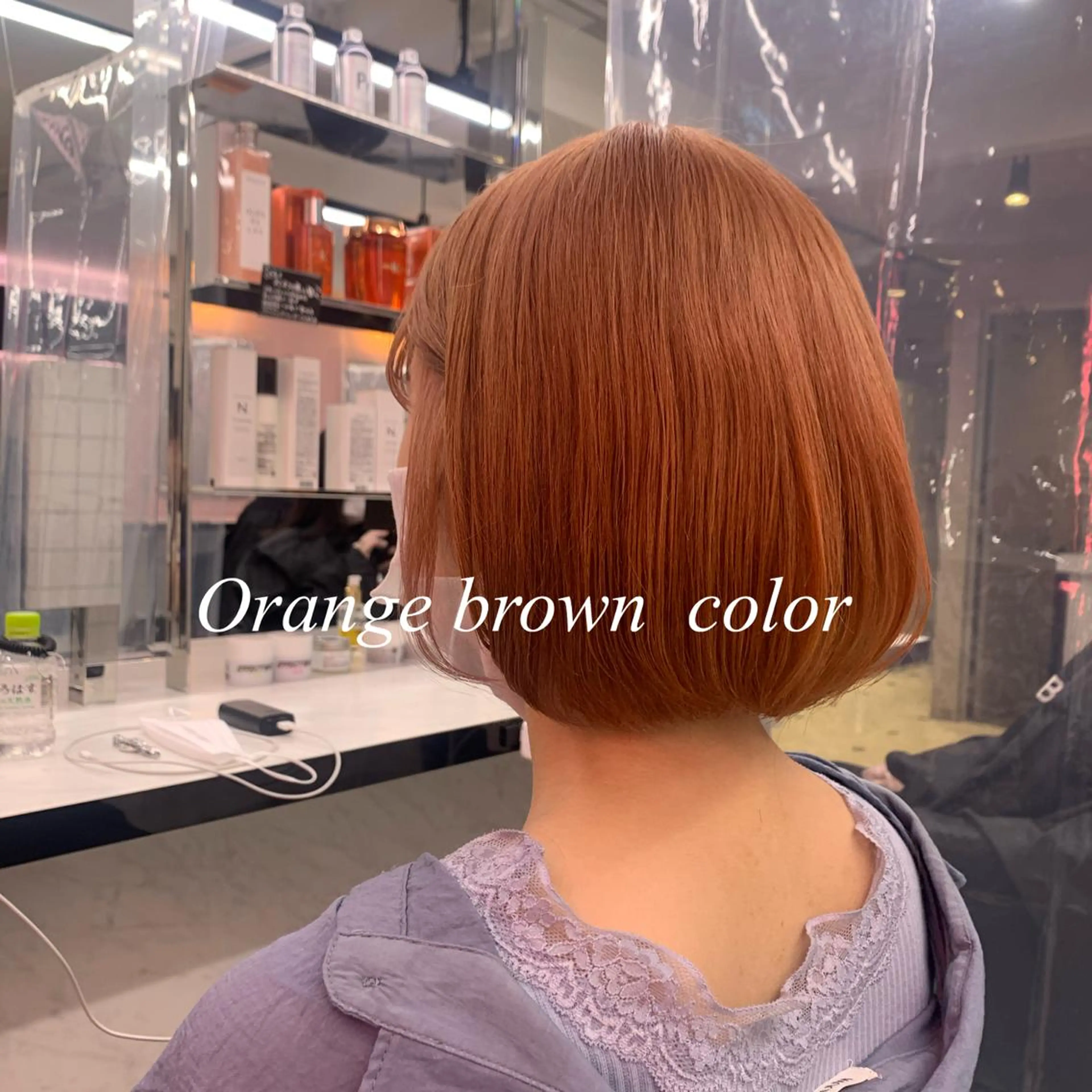 ショート カラー ネイル マツエク・マツパ 透明感カラー/推しカ ラー☁️JURAのヘアスタイル