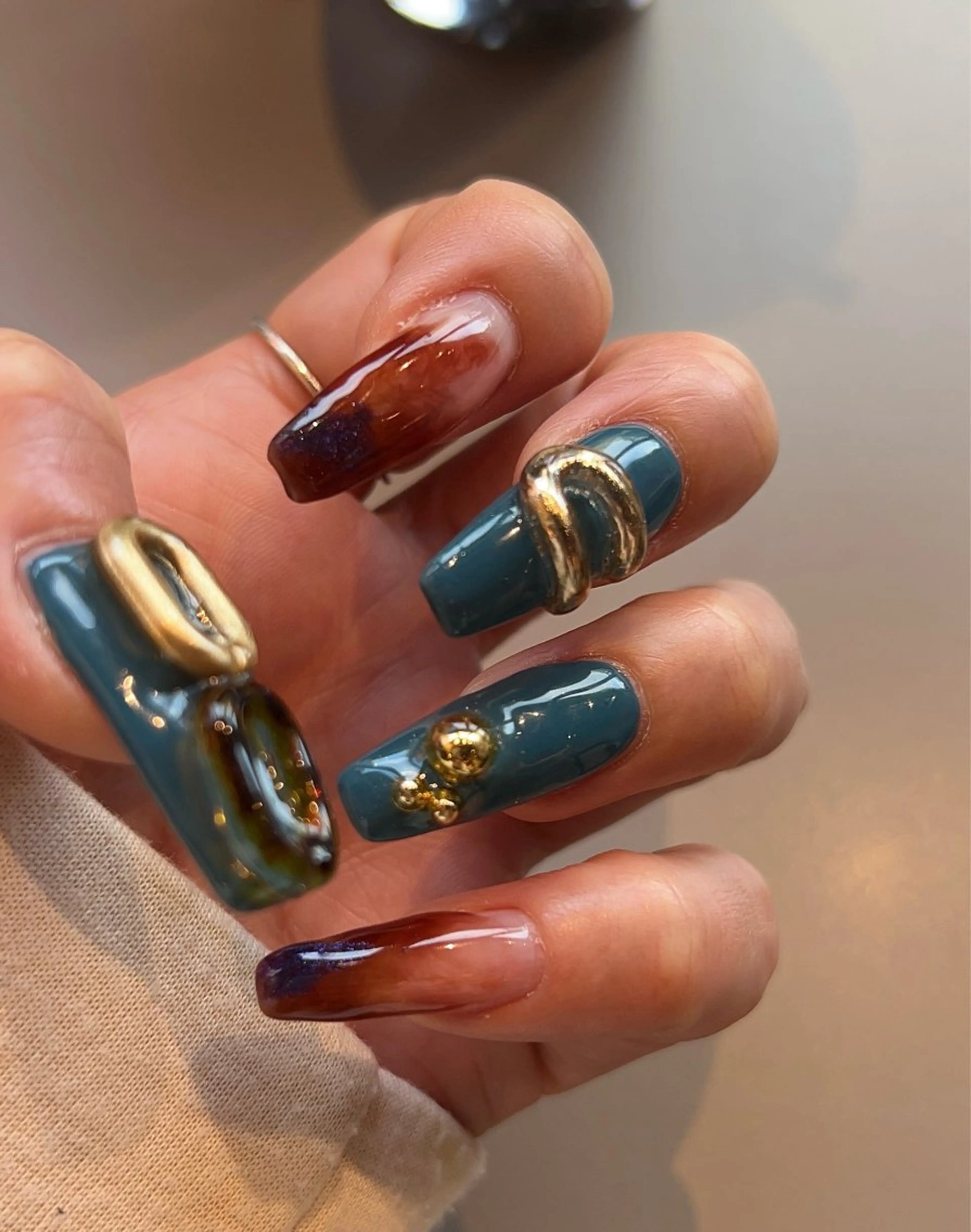 ネイル 長さ出し ジェルネイル スカルプネイル ネイルチップ ハンドネイル Nail &Beauty Salon ☆Kirari☆所属・ビューティサロン ☆Kirari☆のネイルデザイン