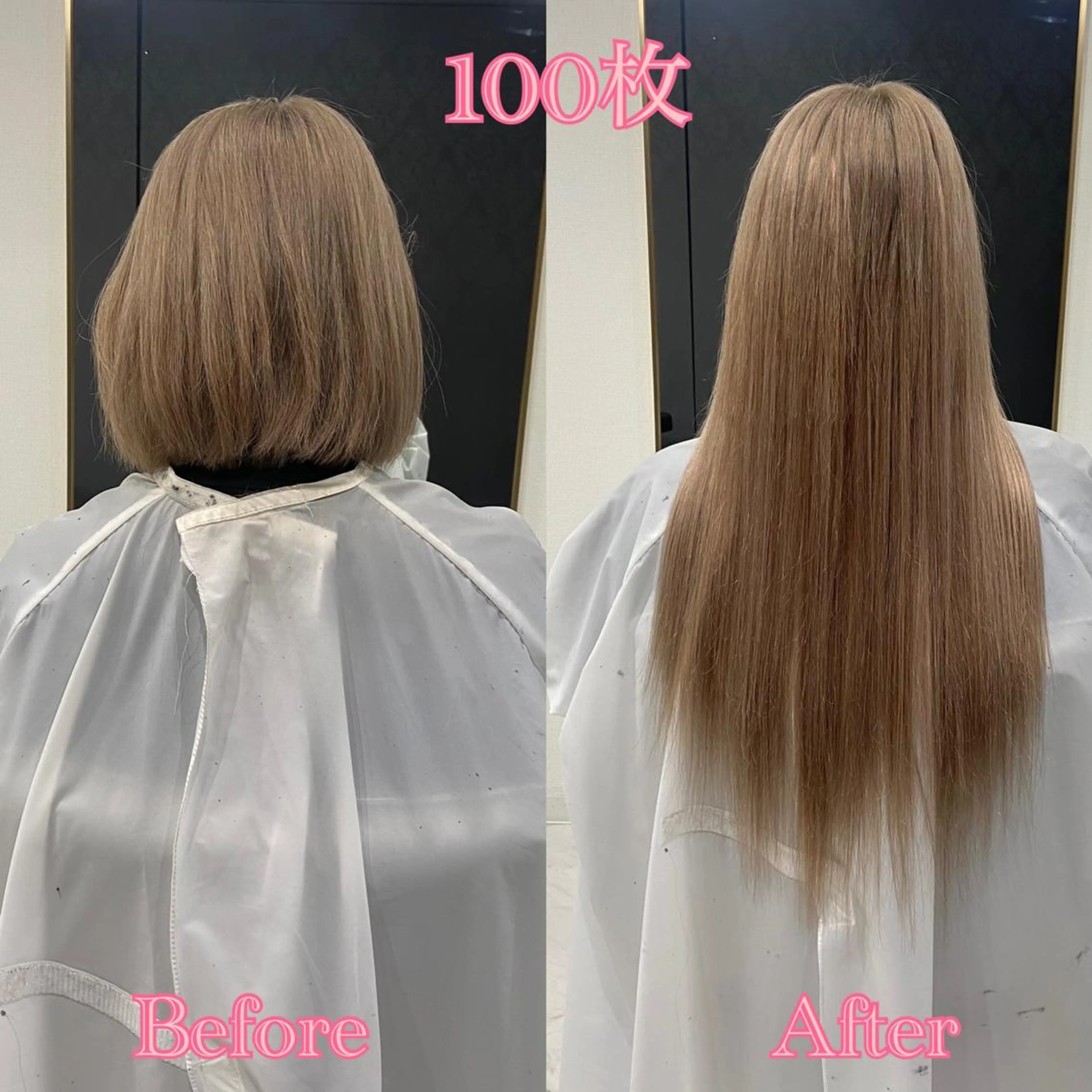 ショート シールエクステ エクステ エクステ シールエクステ ♡SAORI♡のヘアスタイル