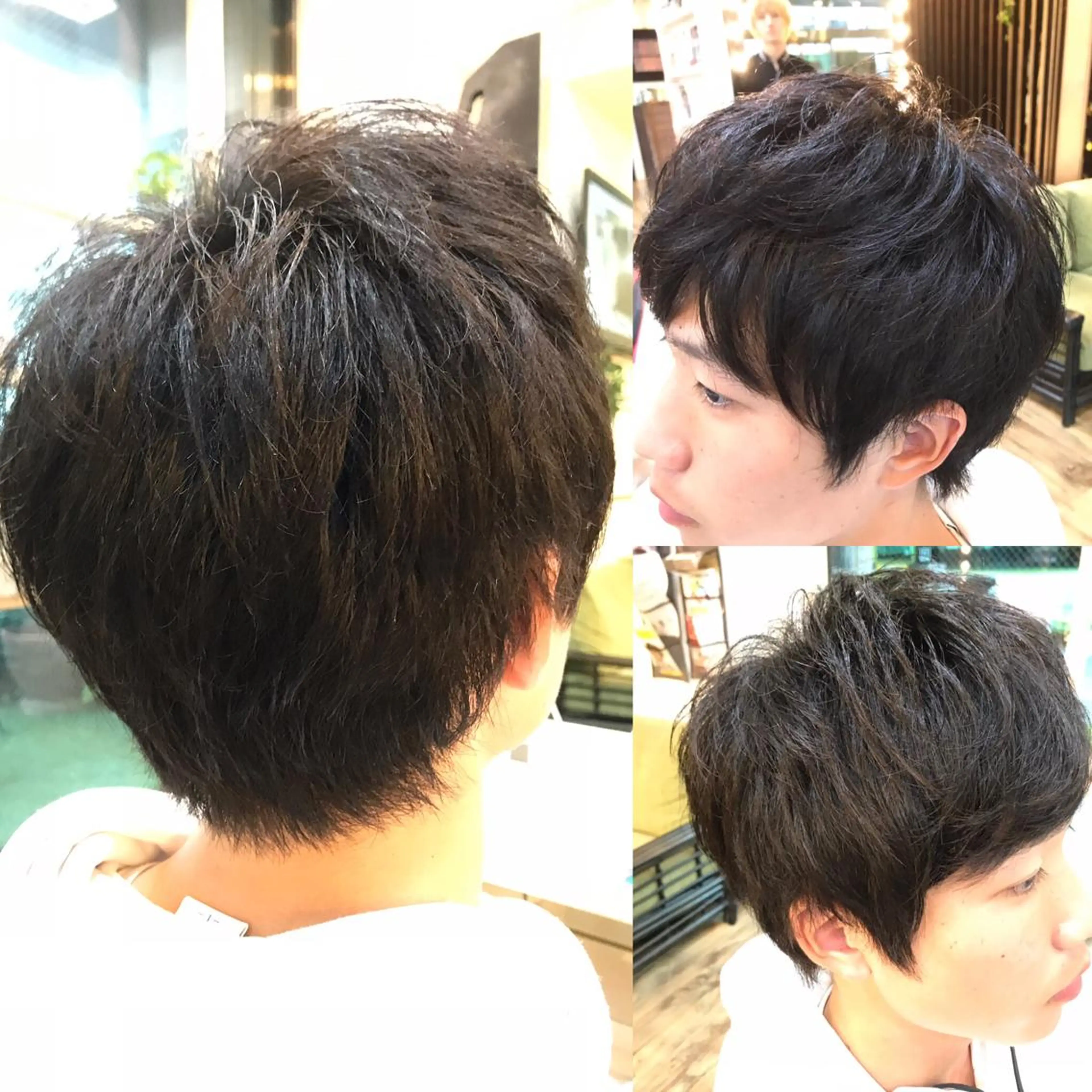 ショート メンズ マッシュ カット 赤羽、髪質改善サロン 吉野リョウスケのヘアスタイル