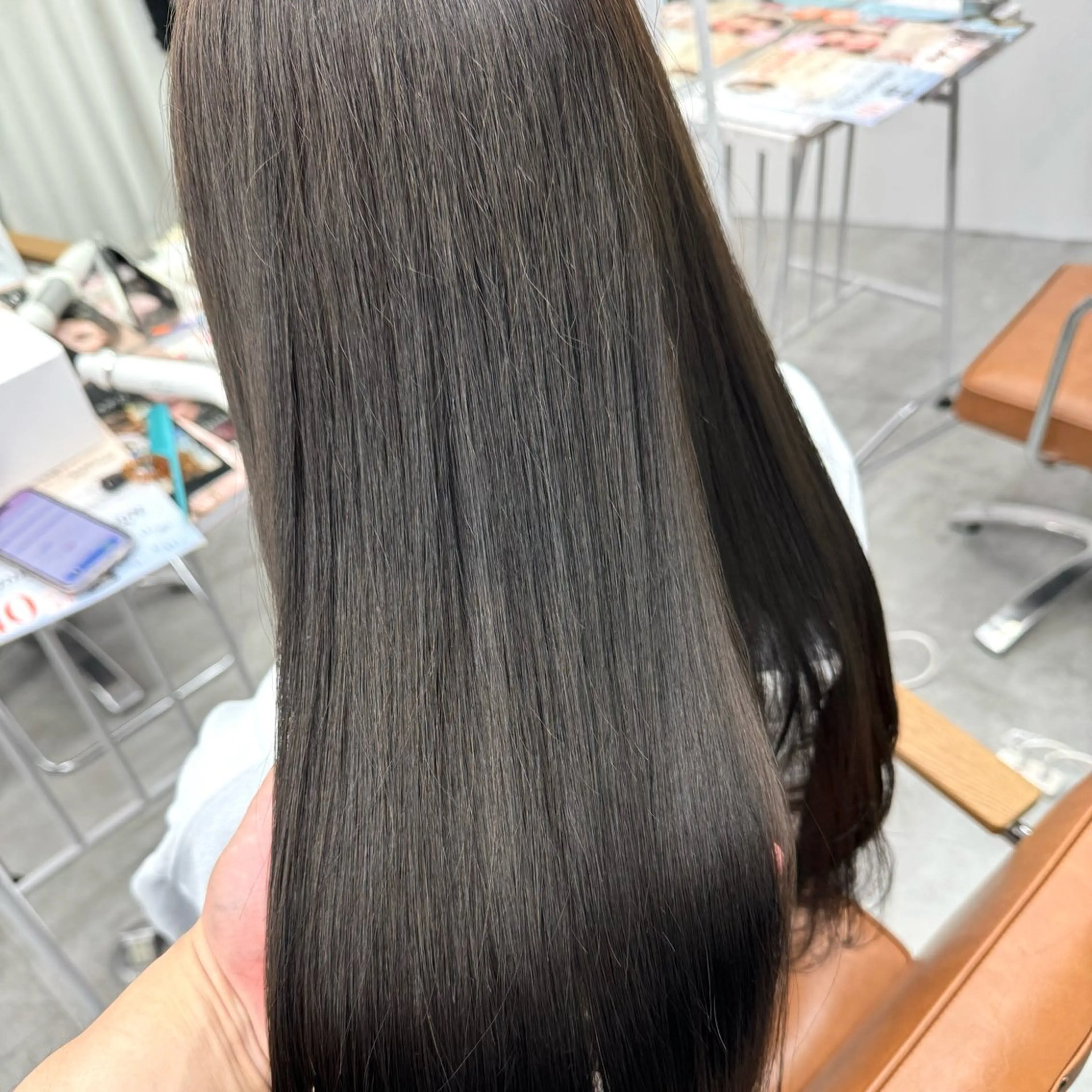 ロング カラー ヘアアレンジ ヘアカラー ブリーチなしカラー /新百合ヶ丘/安形翔のヘアスタイル