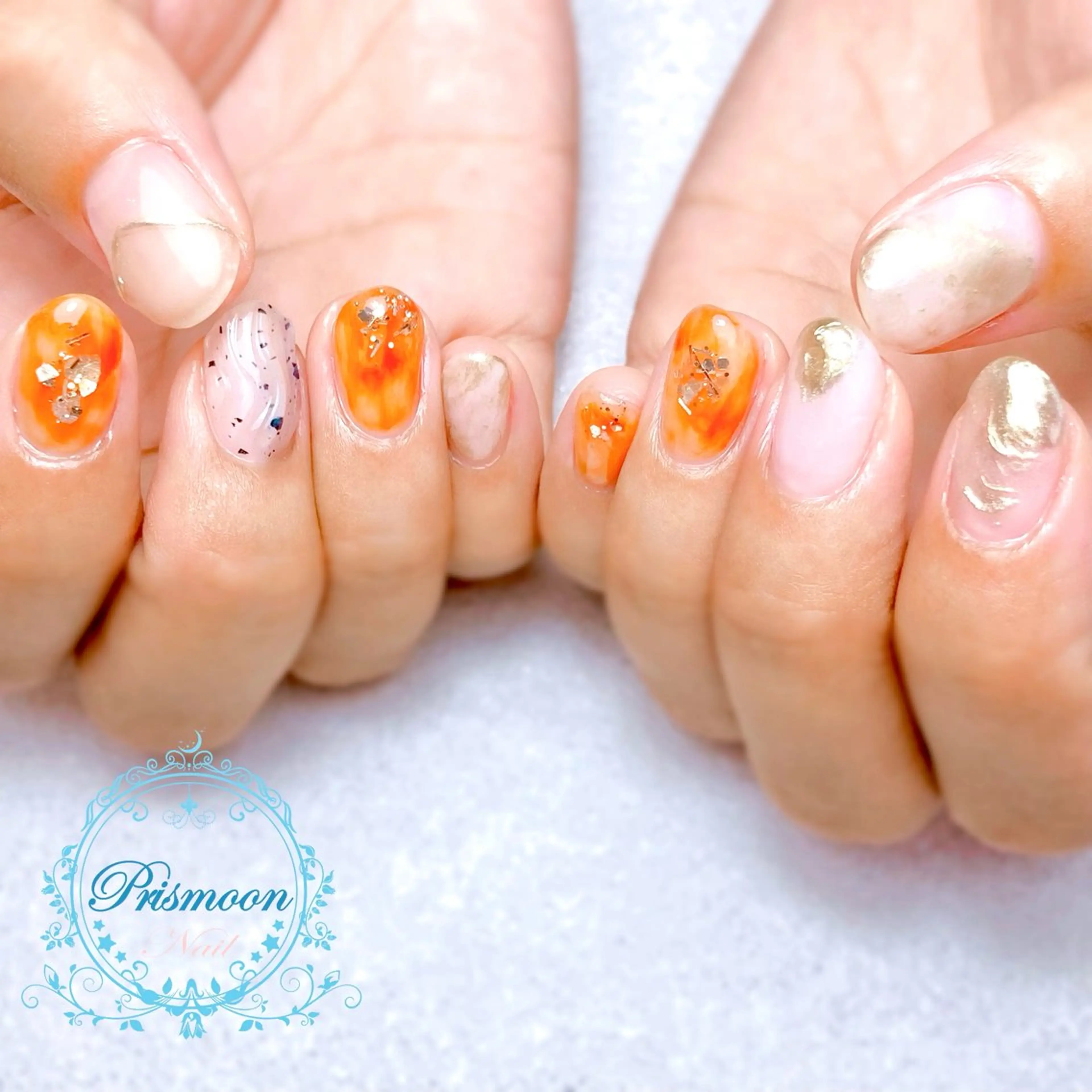 ネイル 持ち込み ニュアンスネイル Prismoon  Nail所属・Prismoon /津市ネイルのネイルデザイン