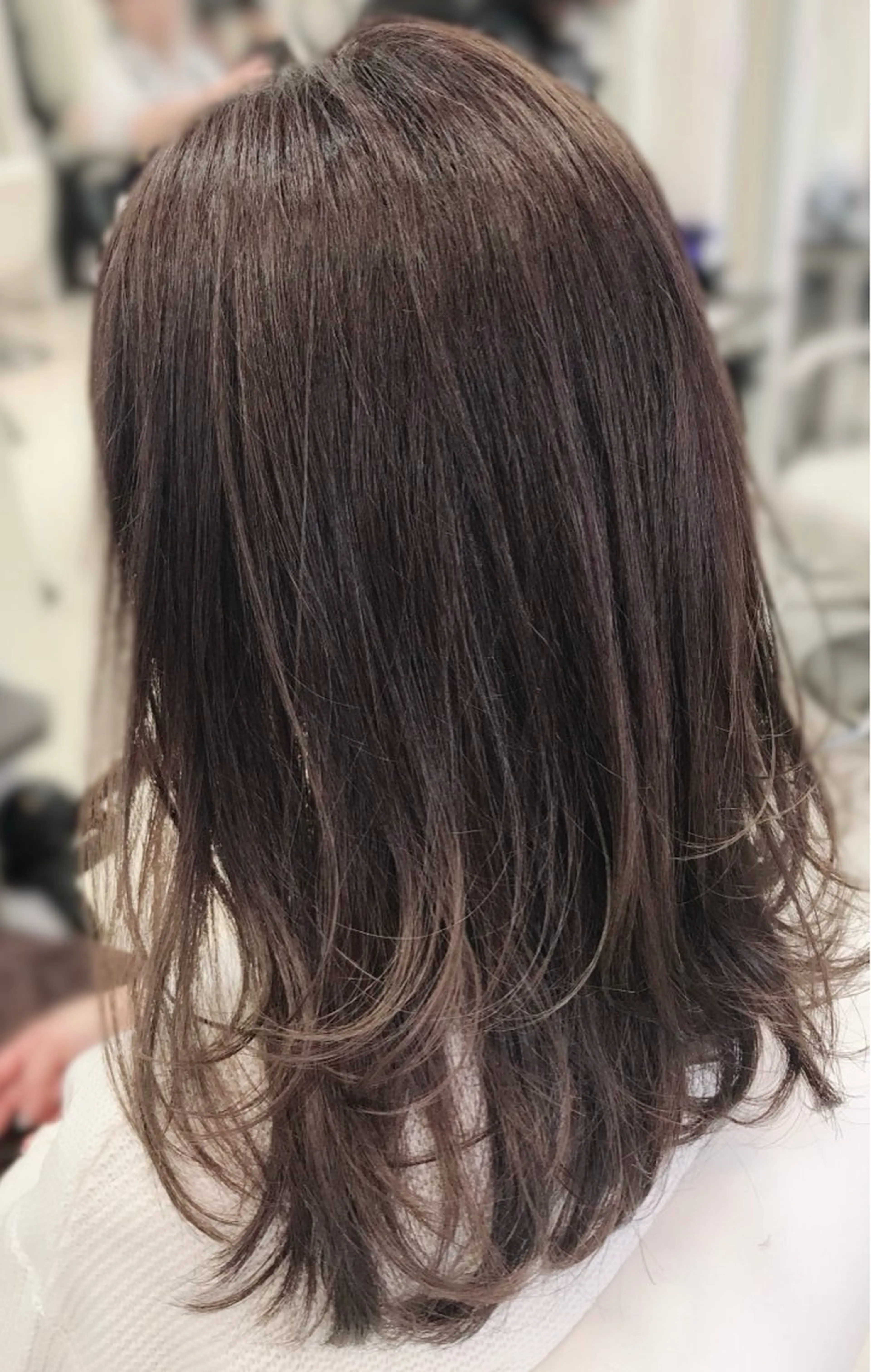 ミディアム カラー アッシュ アッシュブラウン ブラウンカラー ヘアカラー 山本 ミカ /EARTH盛岡南のヘアスタイル