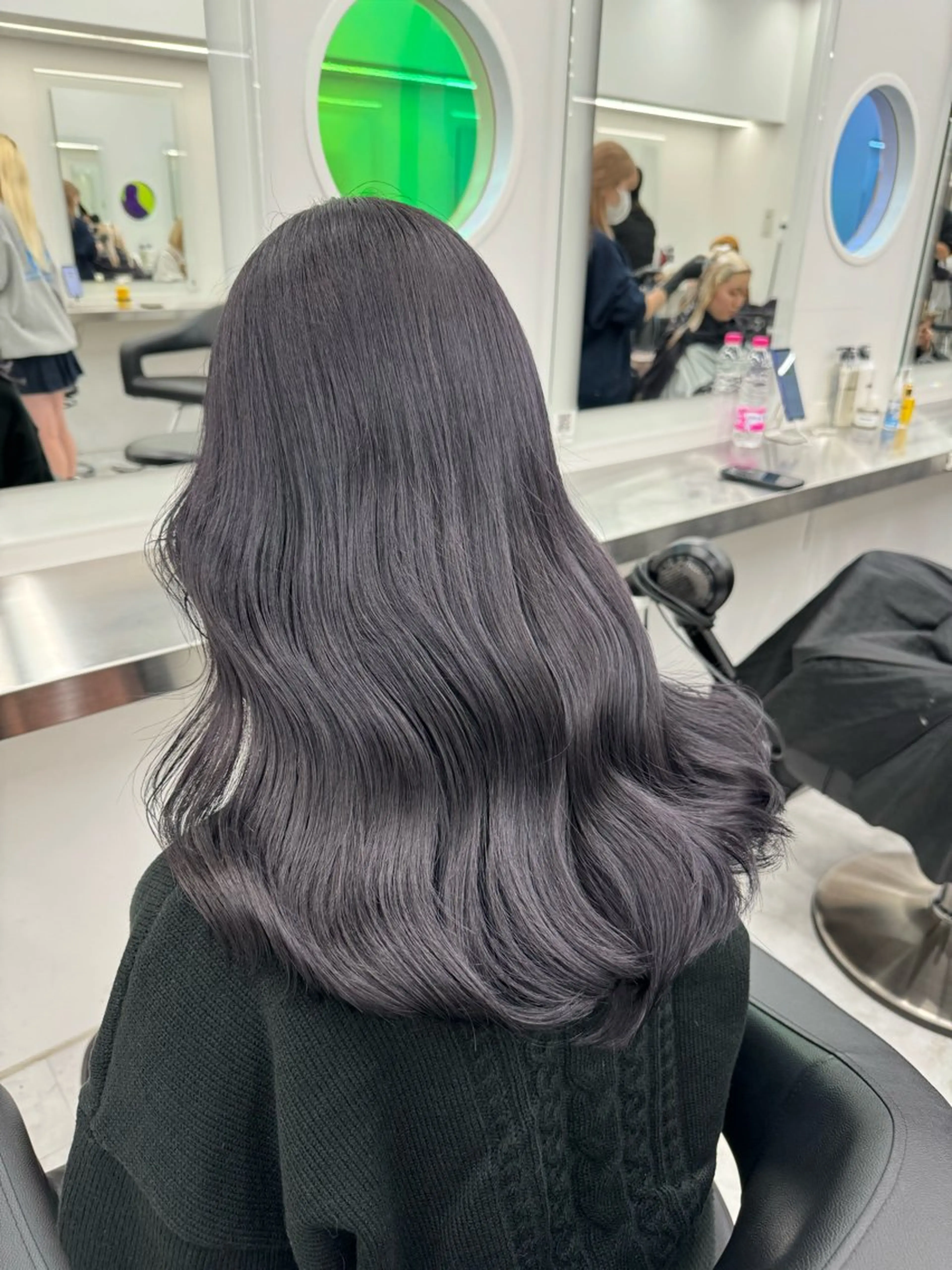 セミロング カラー ヘアアレンジ カット ヘアカラー トリートメント ヘッドスパ ヘアセット ‎🤍韓国ボブ/ 縮毛矯正🪽‪ひかりのヘアスタイル