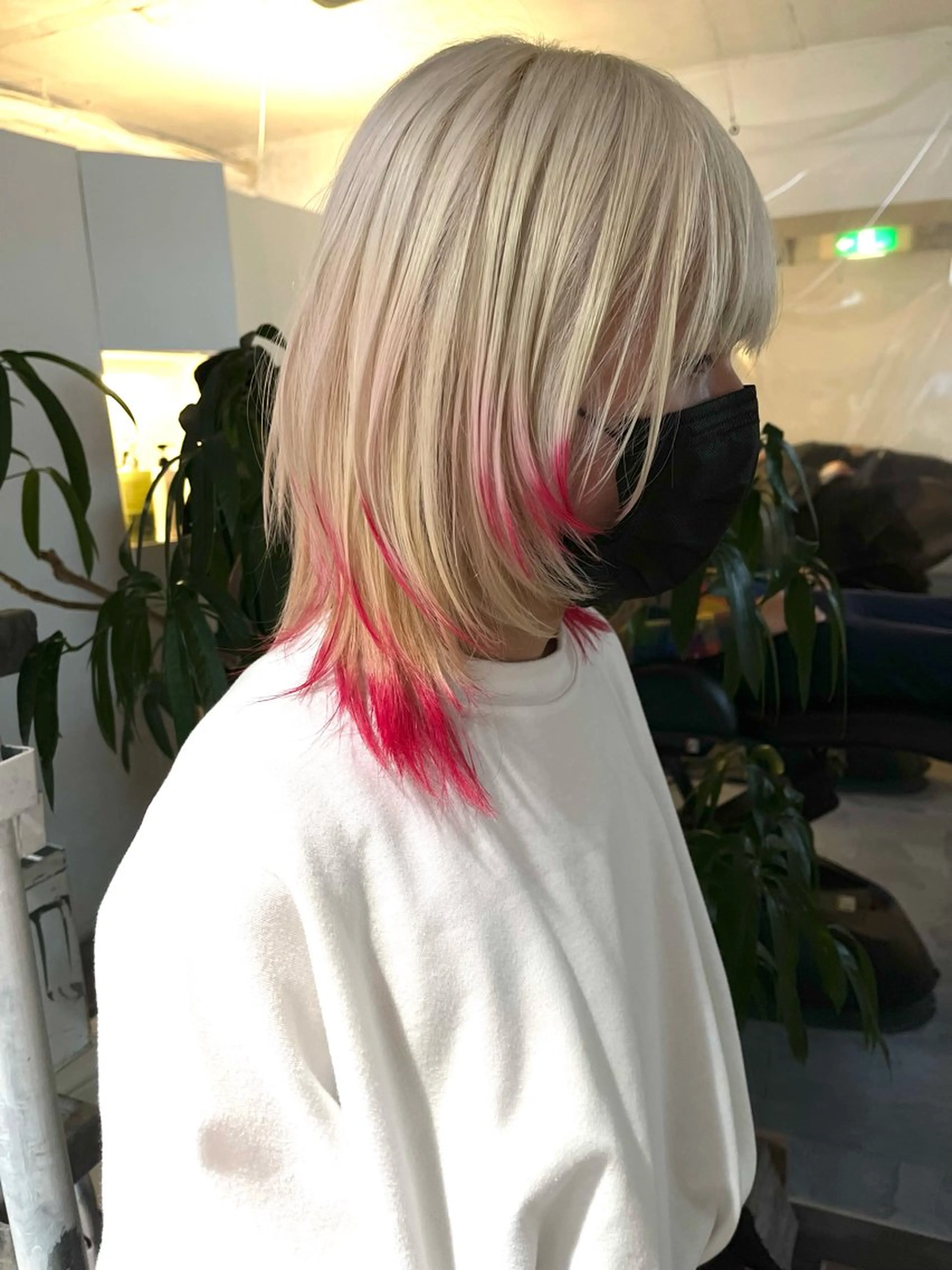 カラー メンズ メンズブリーチ メンズハイトーン メンズパーマ ブリーチ デザインカラー ムラ修正/ ハイトーン💖Riaのヘアスタイル