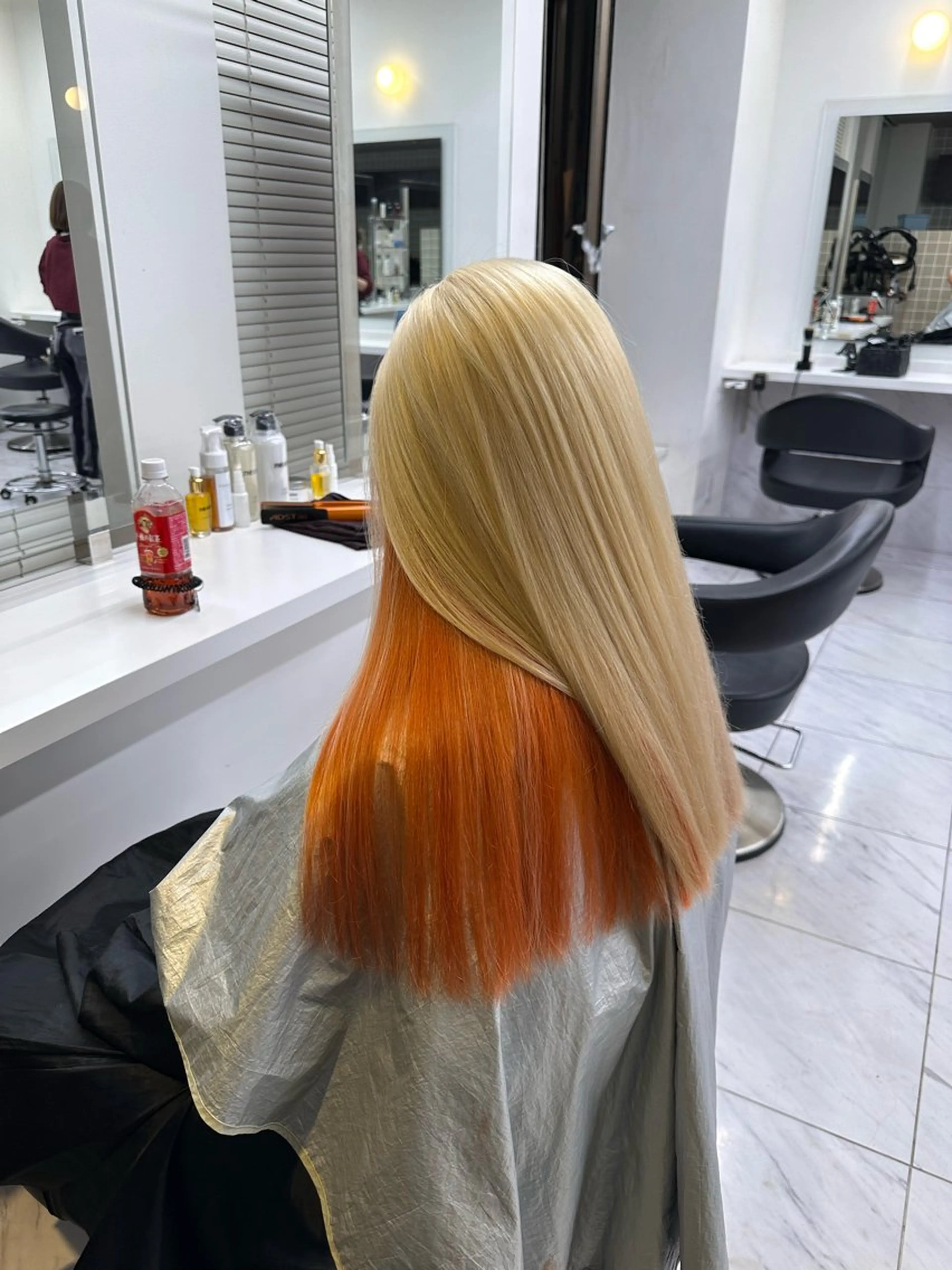 ロング カラー ヘアカラー 韓国レイヤーカット /REIのヘアスタイル