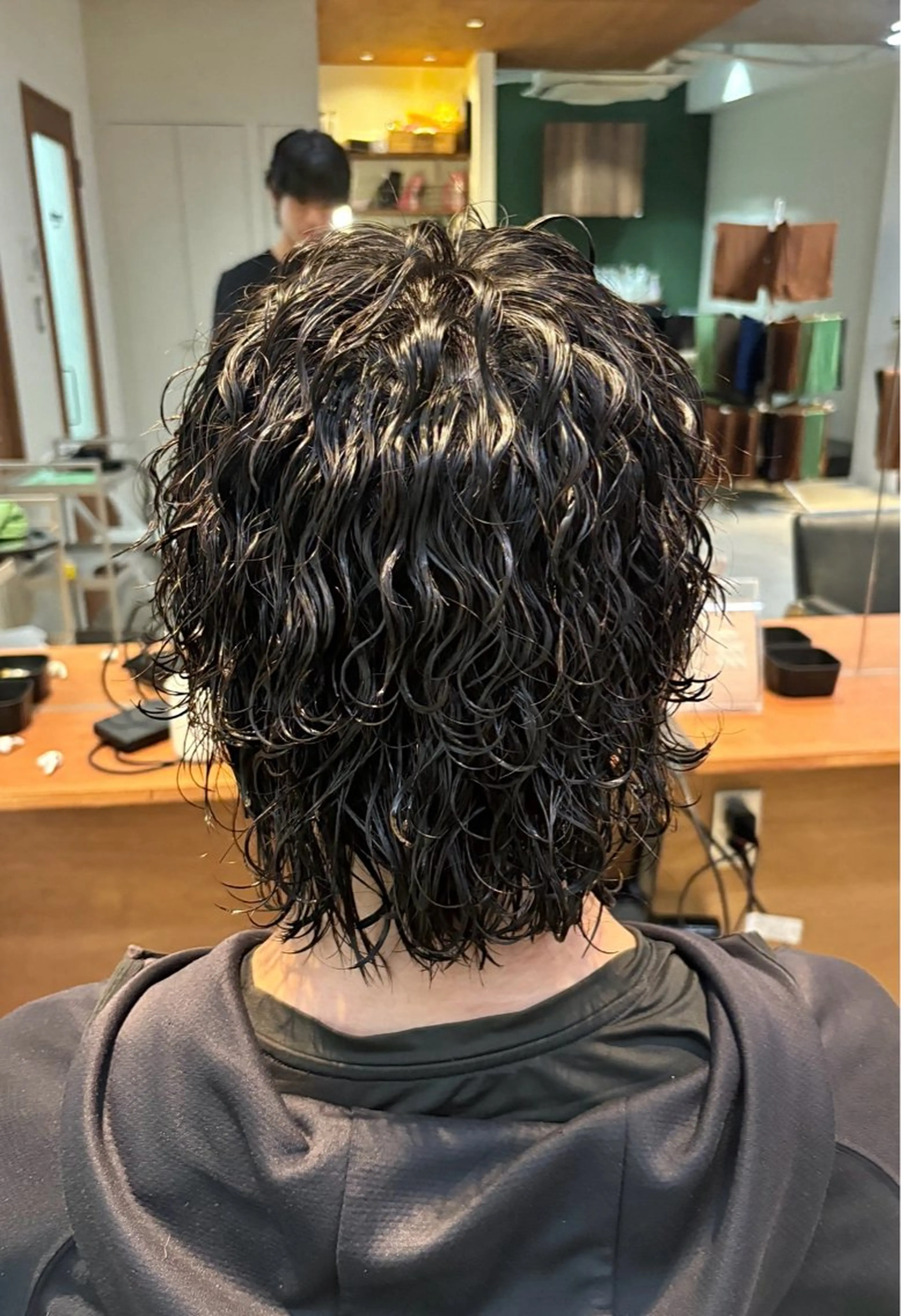 パーマ カット パーマ kota 【波巻き／シャドウ】のヘアスタイル