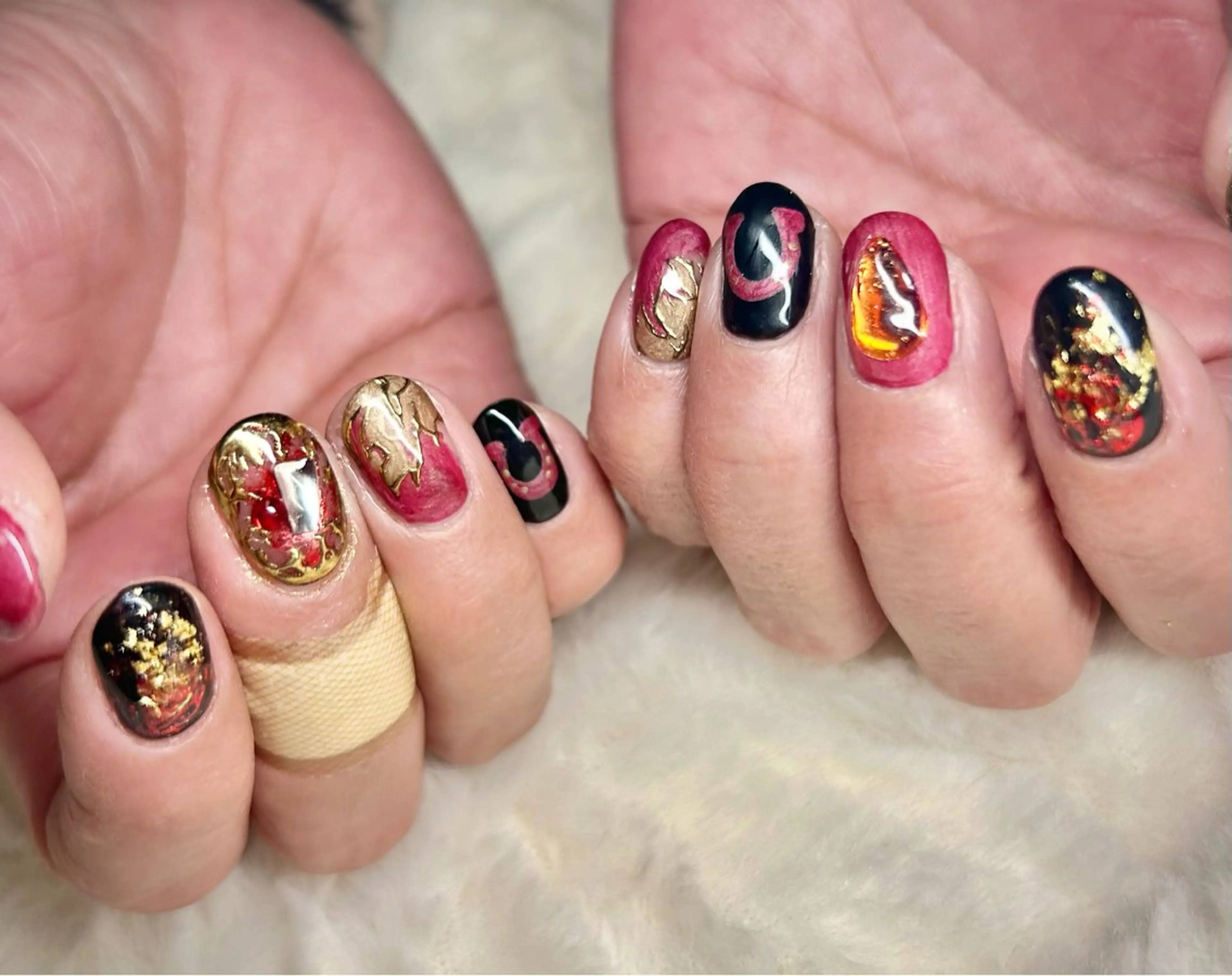 ネイル ハンドネイル 遠藤 唯菜のネイルデザイン