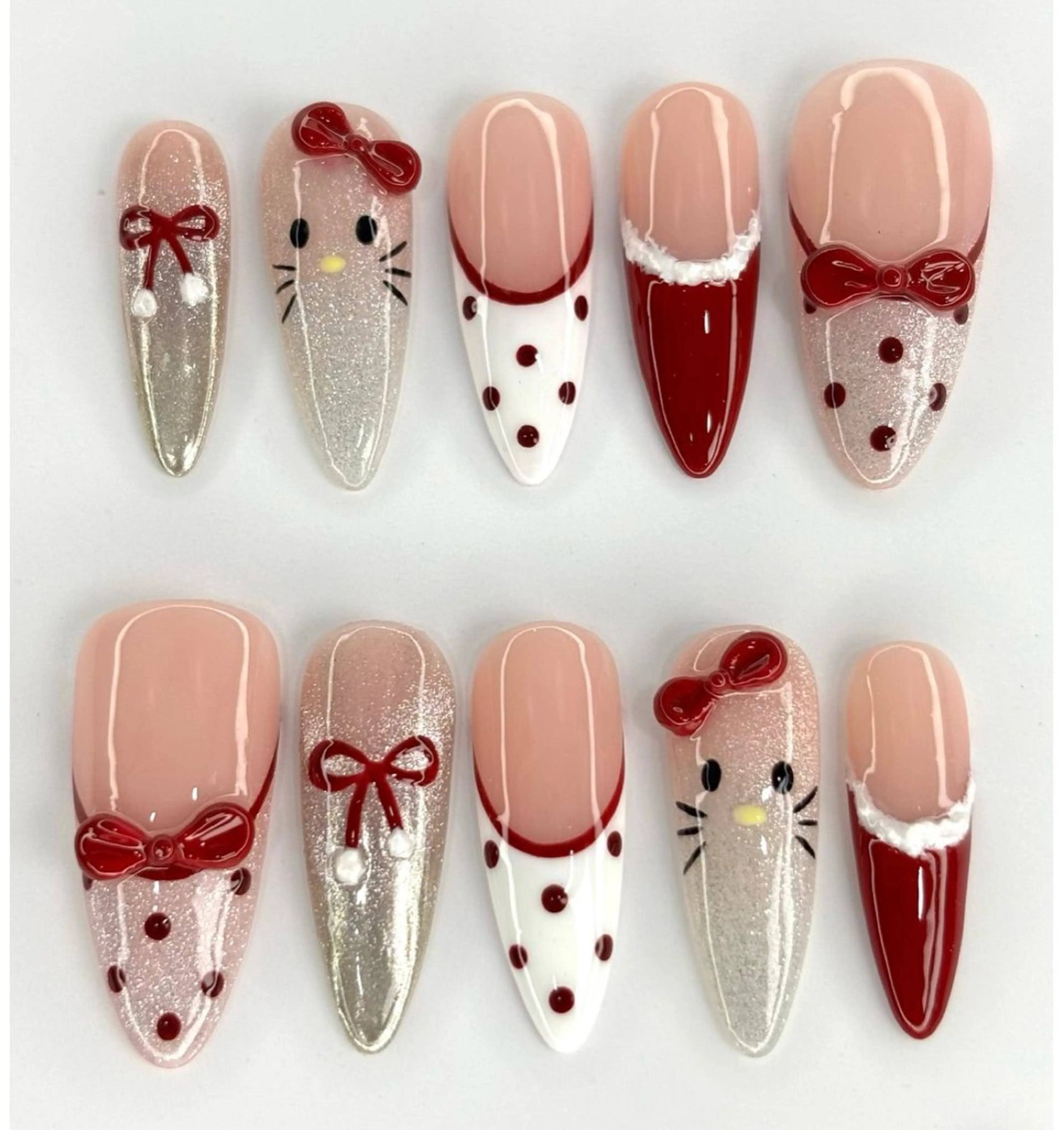 ネイル チークネイル フットネイル グラデーション 韓国ネイル 持ち込み Kawaii Nail Salon所属・YURI NAIL NARITAのネイルデザイン