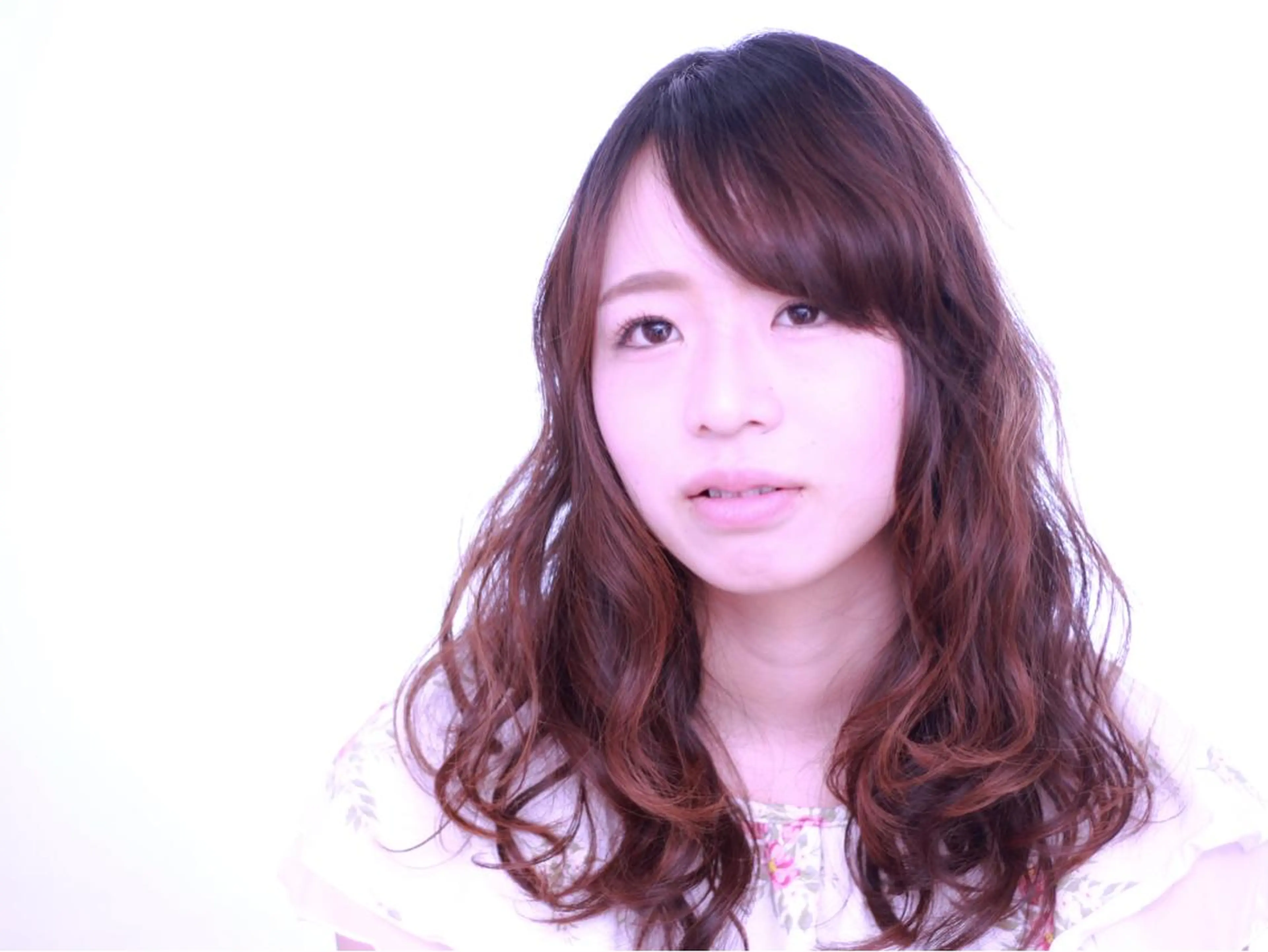 セミロング 森 海のヘアスタイル