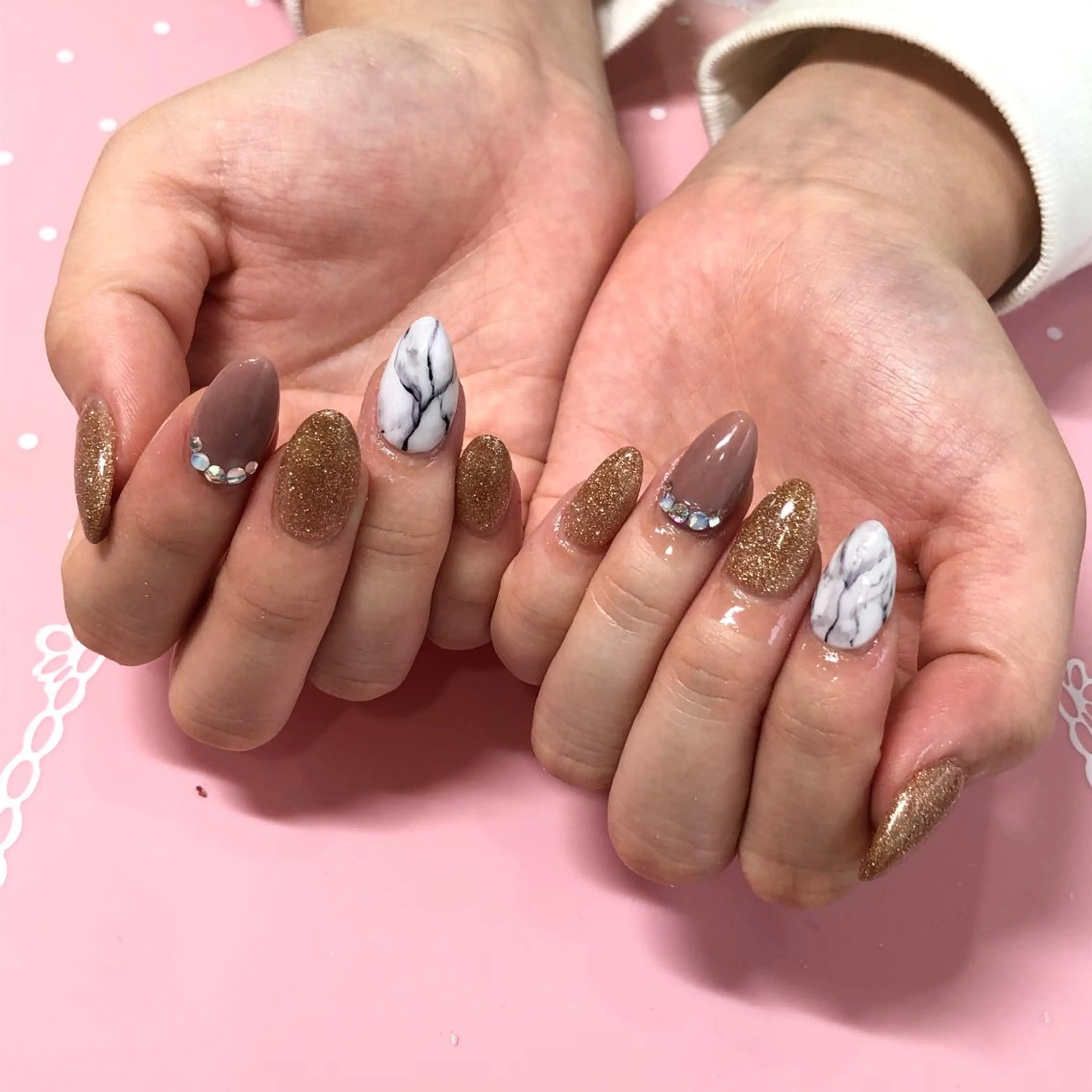 ショート ネイル ハンドネイル 《LB》ラブリエ Nail&eyeのマツエク・マツパデザイン