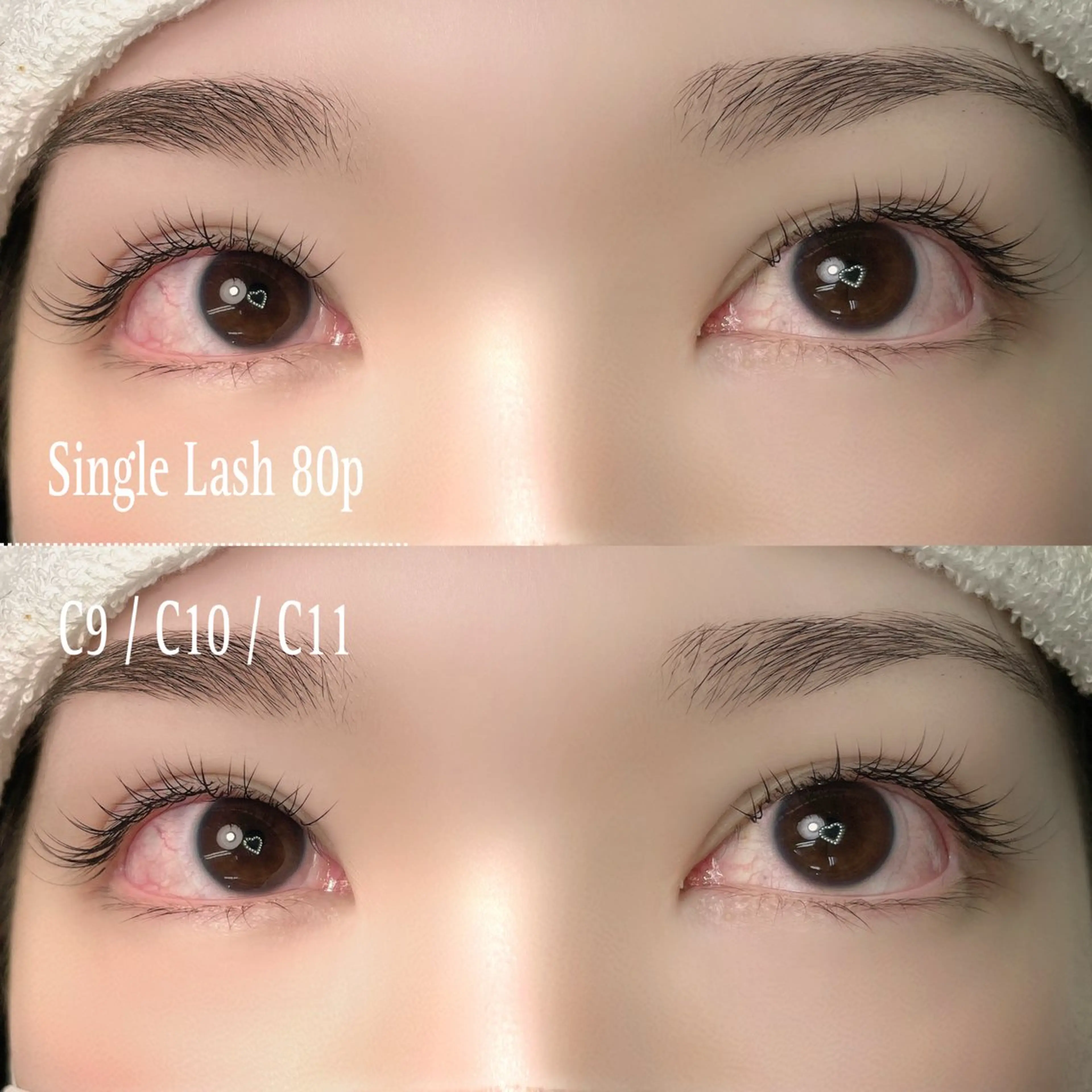 シングルラッシュ　80本✖️コーティング付🫧　　　　オフなし【他店オフ別途+¥2750】の写真
