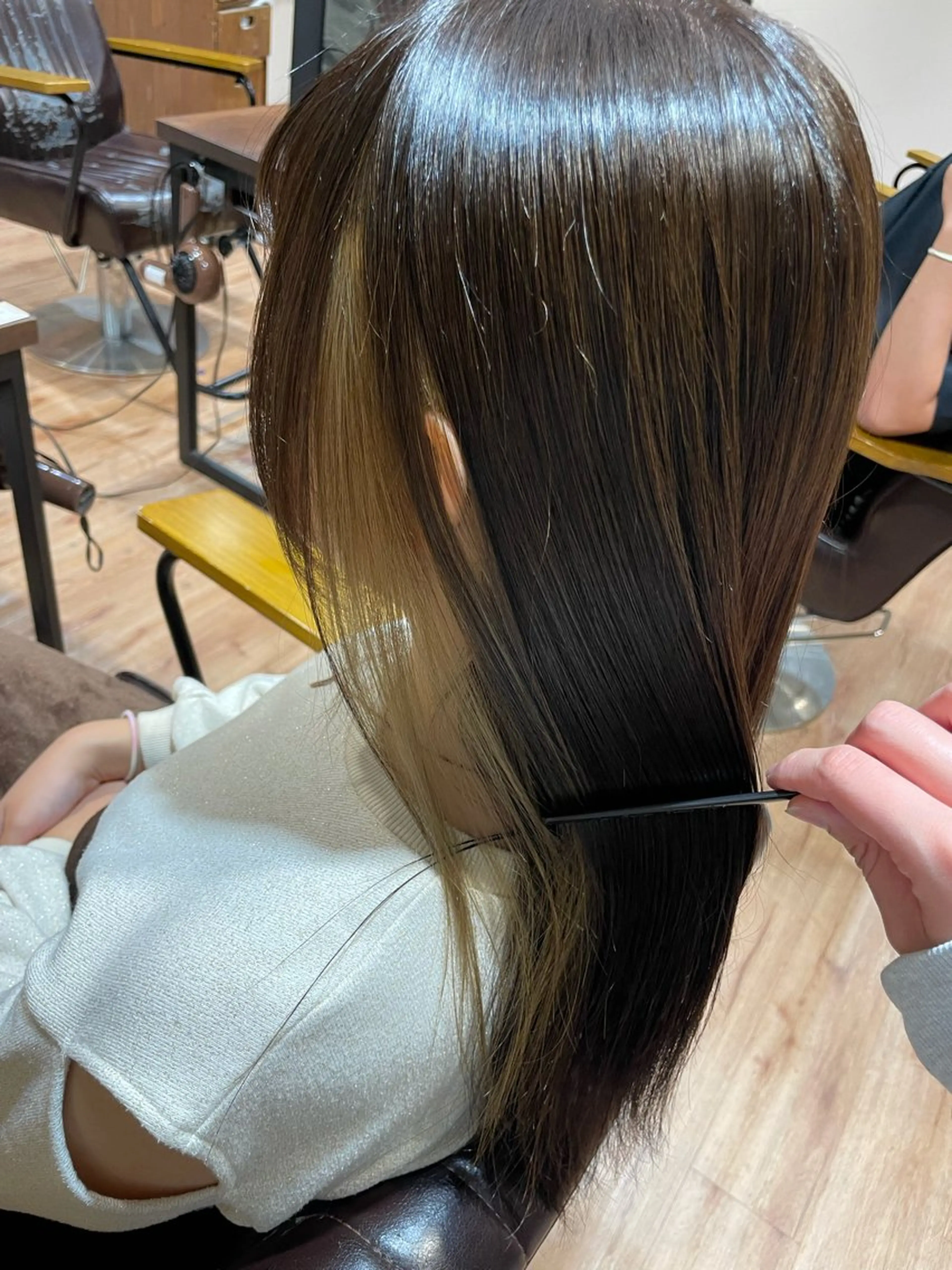 ロング カットモデル募集中 友香のヘアスタイル