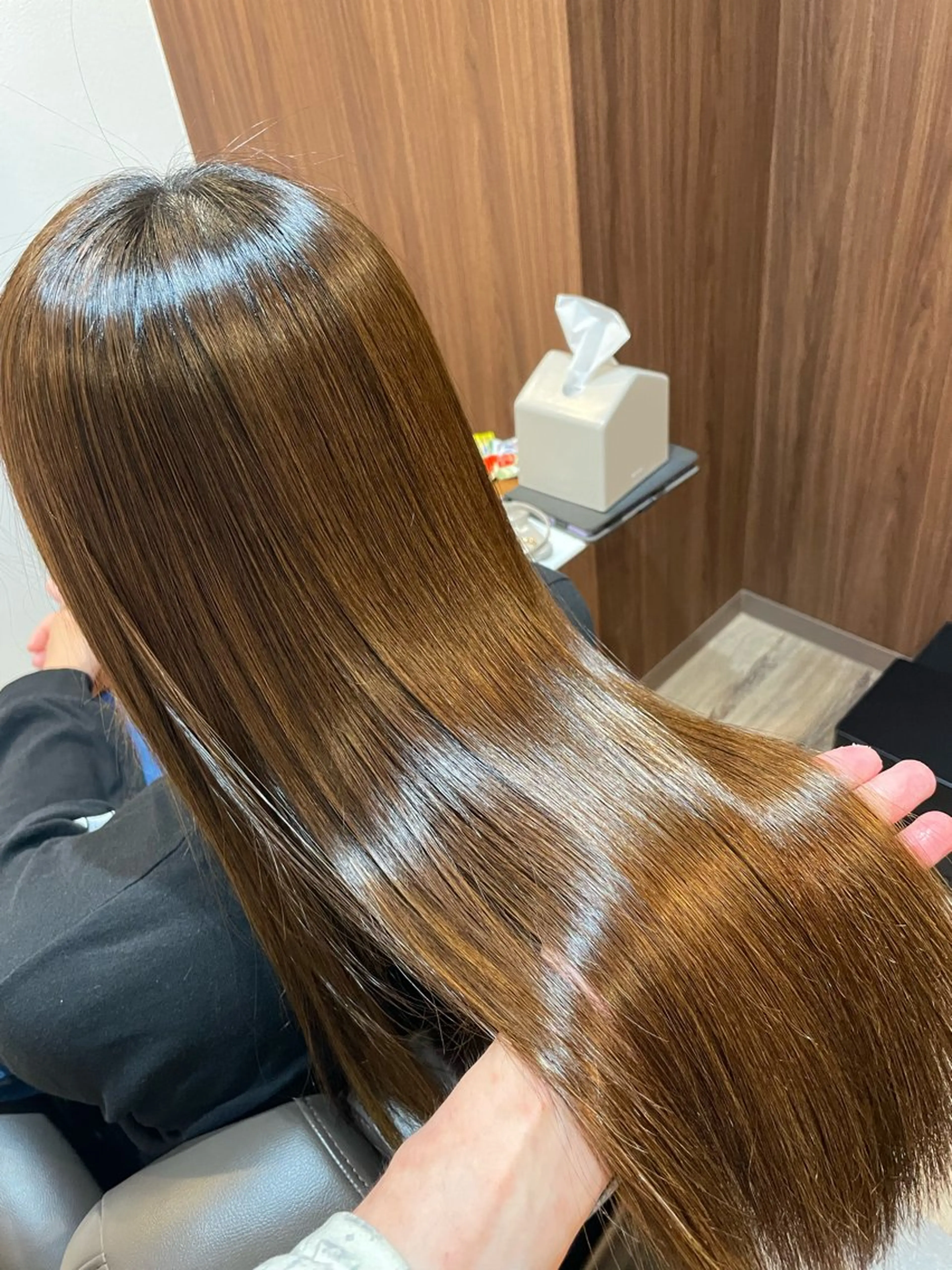 ロング カット 縮毛矯正 浅川恵太/縮毛矯正 /ブリーチ縮毛矯正のヘアスタイル