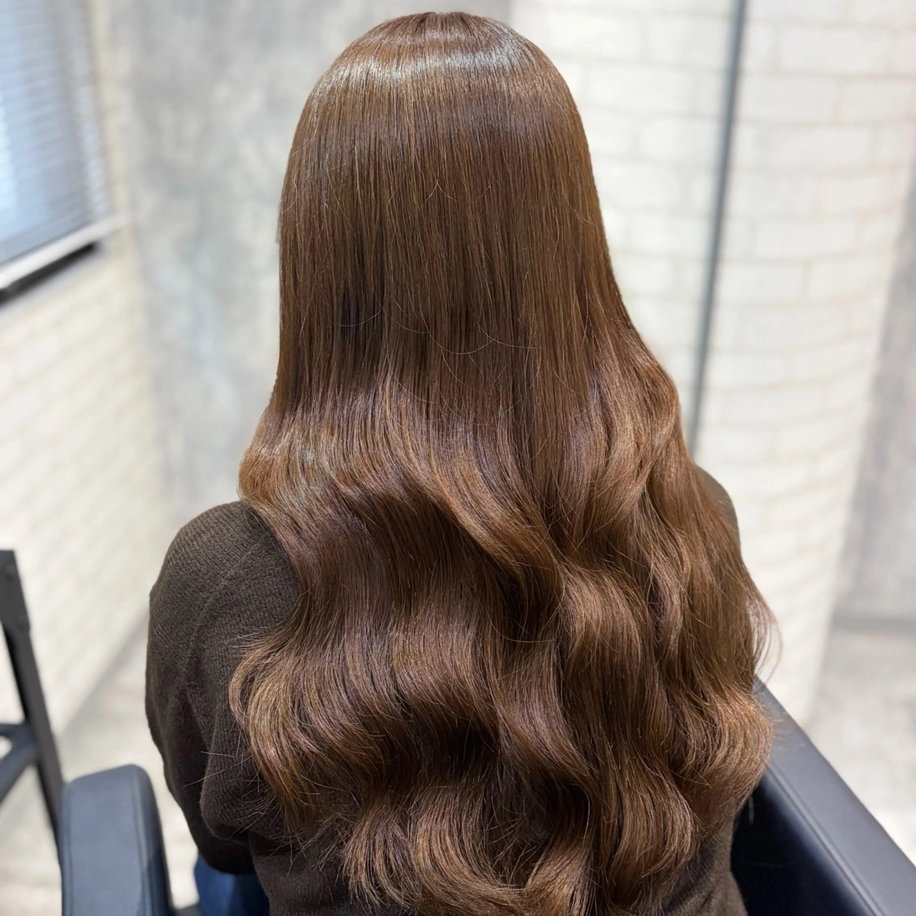 ロング カラー 透明感カラー カット ヘアカラー トリートメント shiori/透明感 /顔周り/髪質改善のヘアスタイル