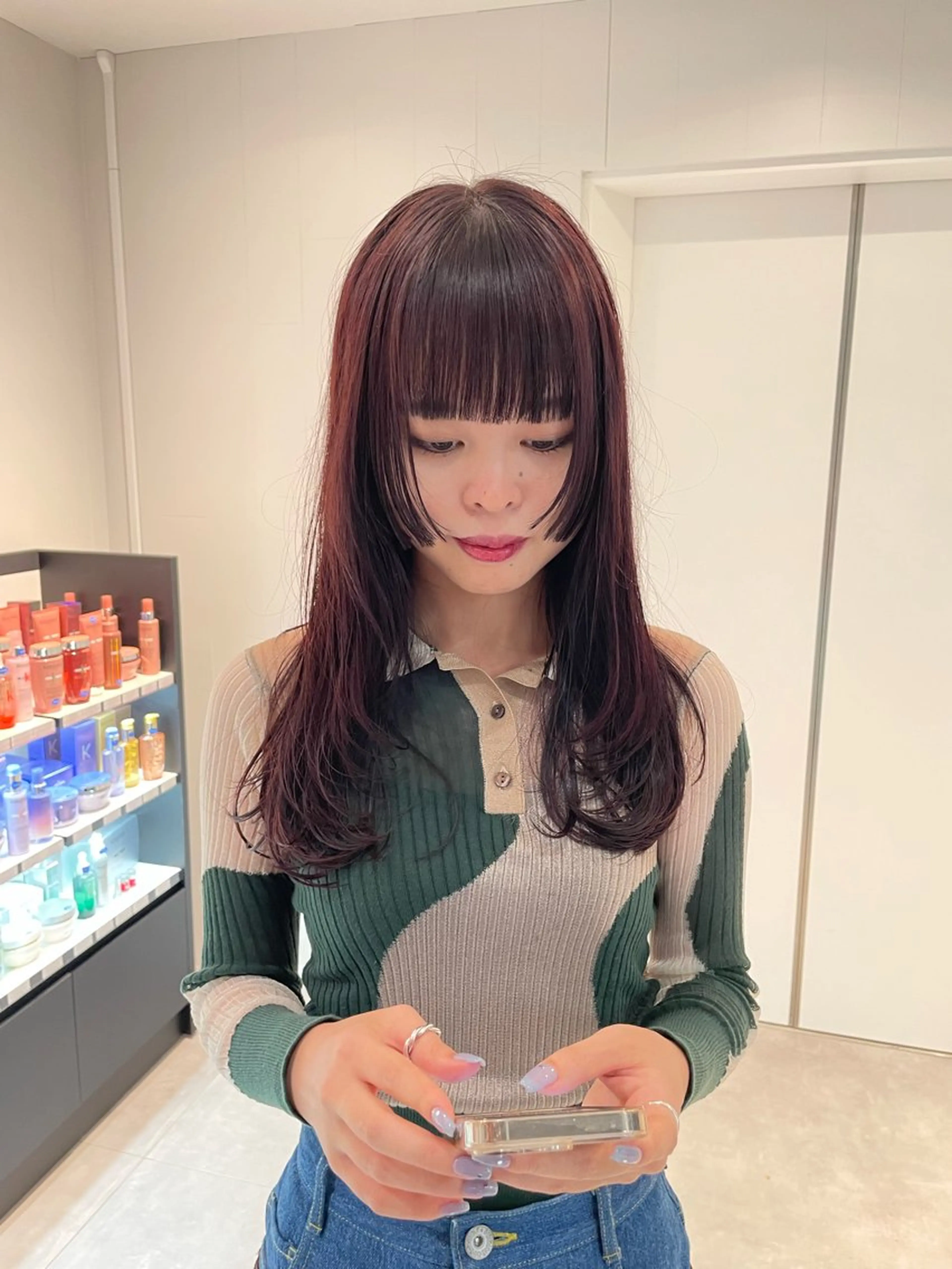 ロング 姫カット レイヤーカット カット ヘアカラー トリートメント Kouta/似合わせ /パーマ/カラーのヘアスタイル