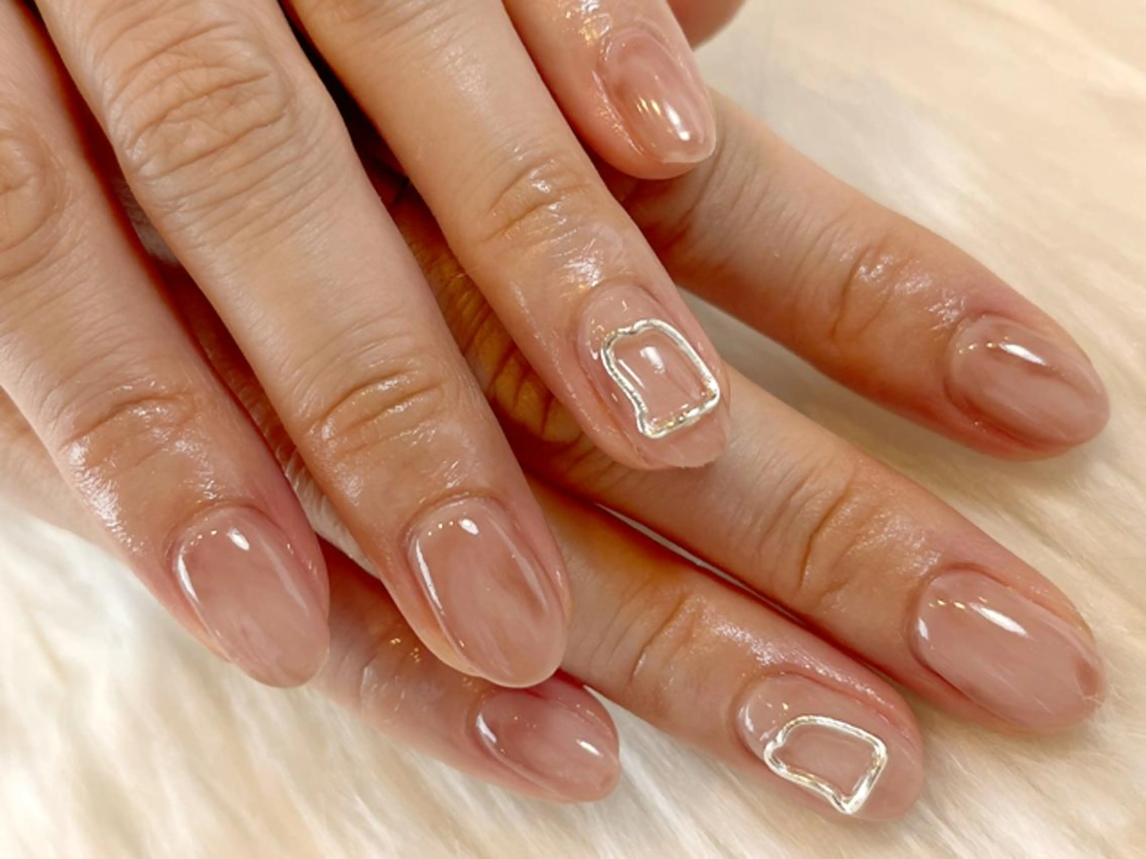 ネイル ニュアンスネイル ハンドネイル Miyu .Sのネイルデザイン