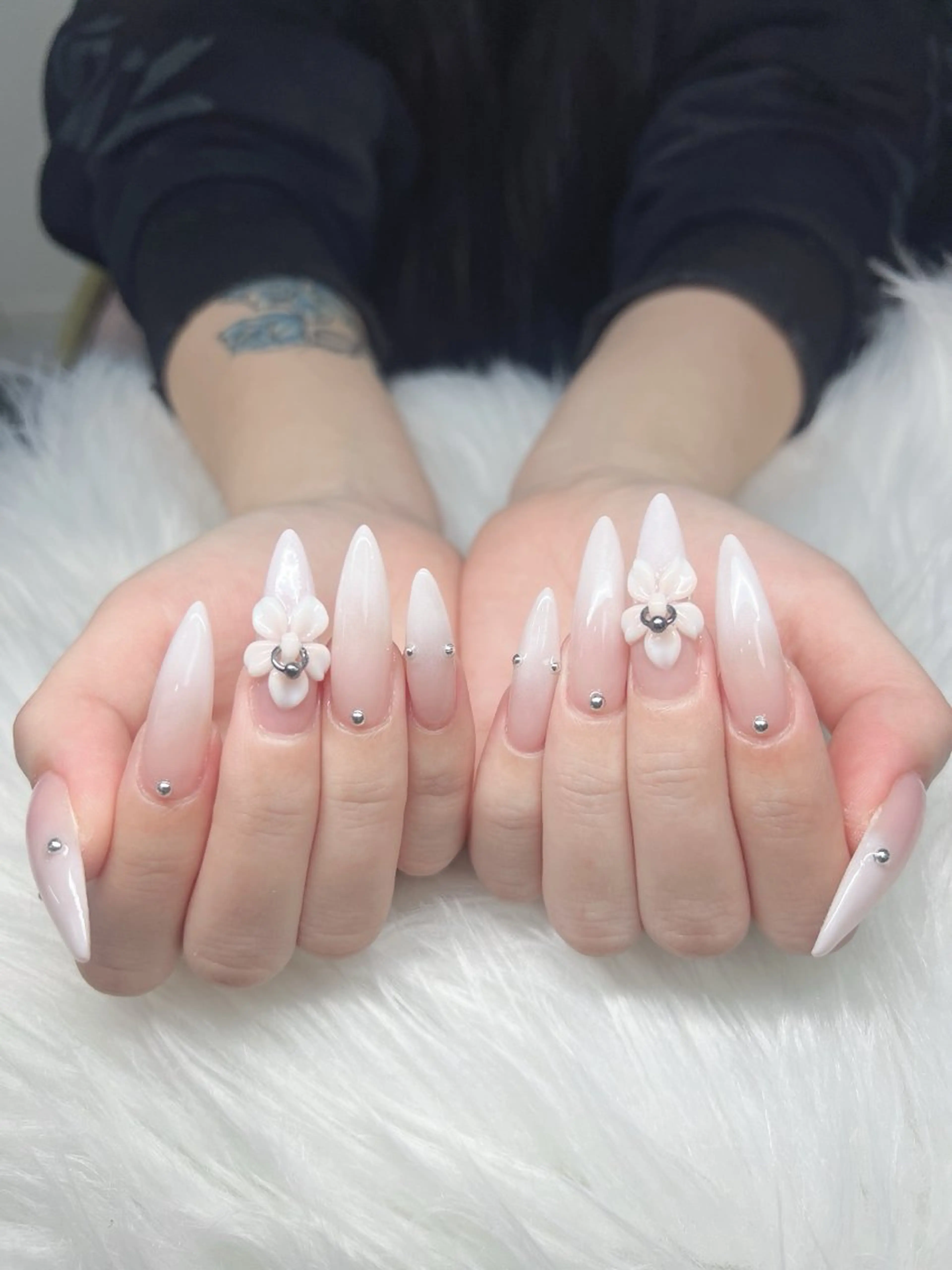 ネイル ハンドネイル Lee Nails チップ長さだし専門店のネイルデザイン
