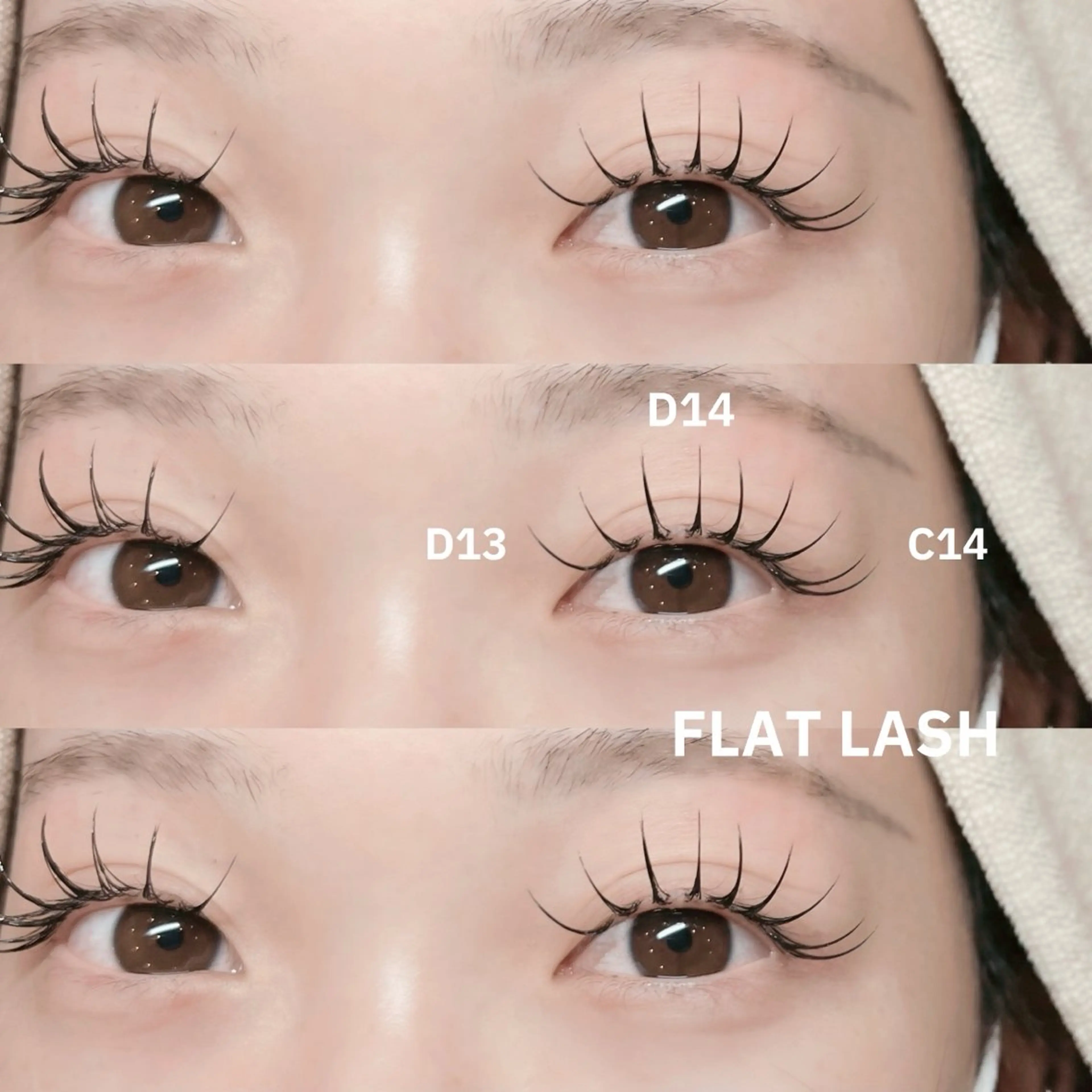 マツエク・マツパ 束感まつ毛 フラットラッシュ マツエク ＊OLIVIA池袋 ＊長友のマツエク・マツパデザイン