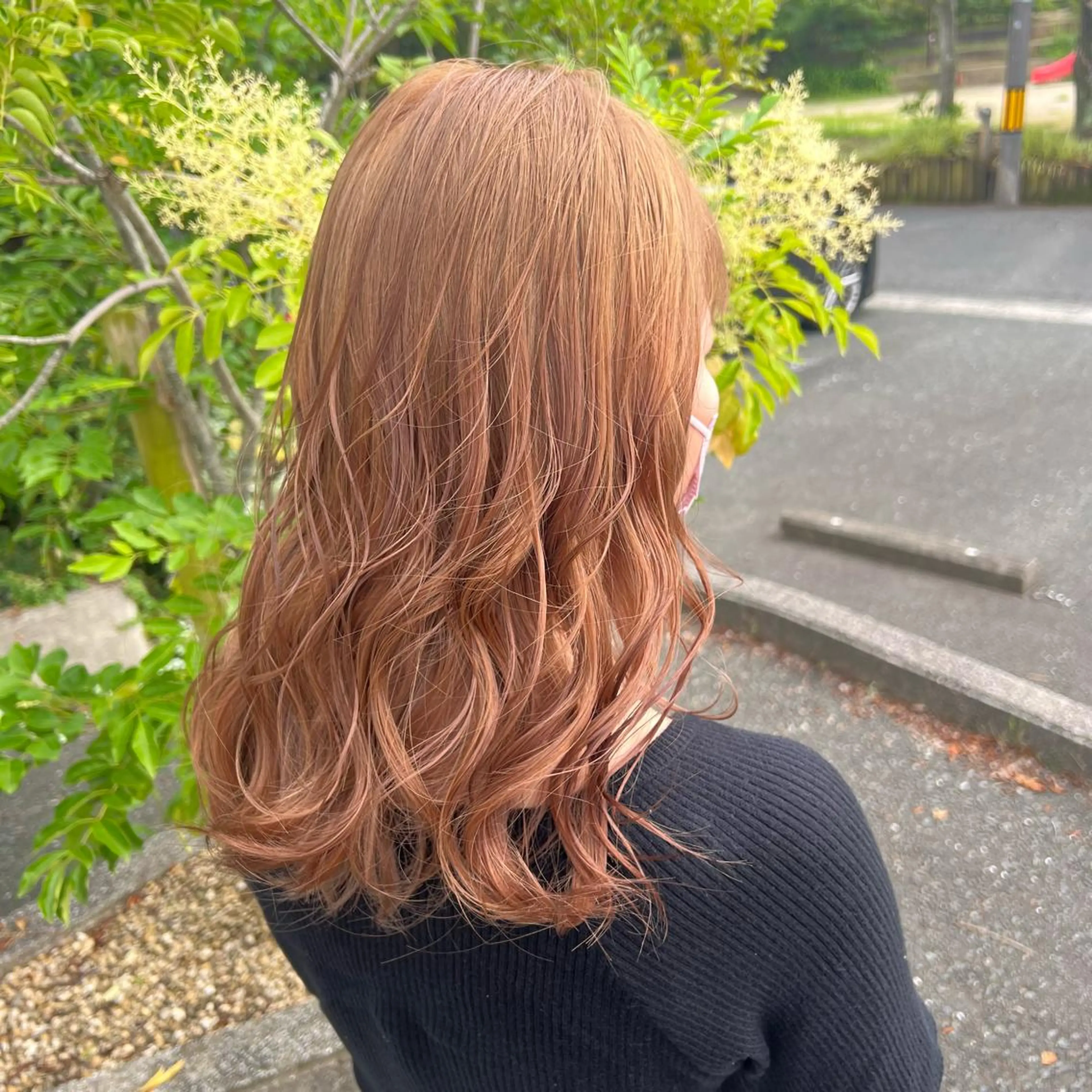 ロング ヘアカラー 平川 侑磨のヘアスタイル