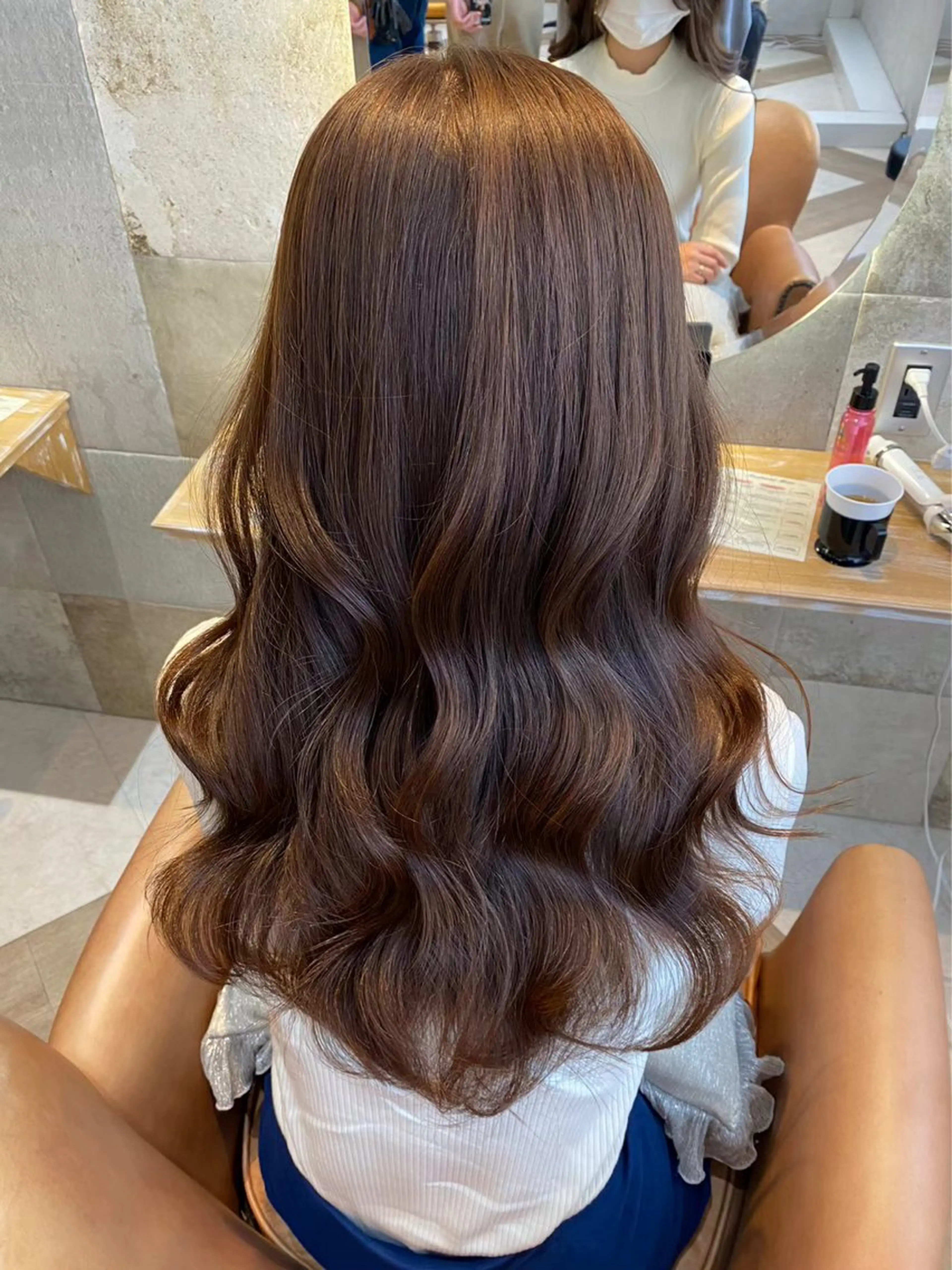 ロング ブリーチなし 透明感カラー/松沢のヘアスタイル