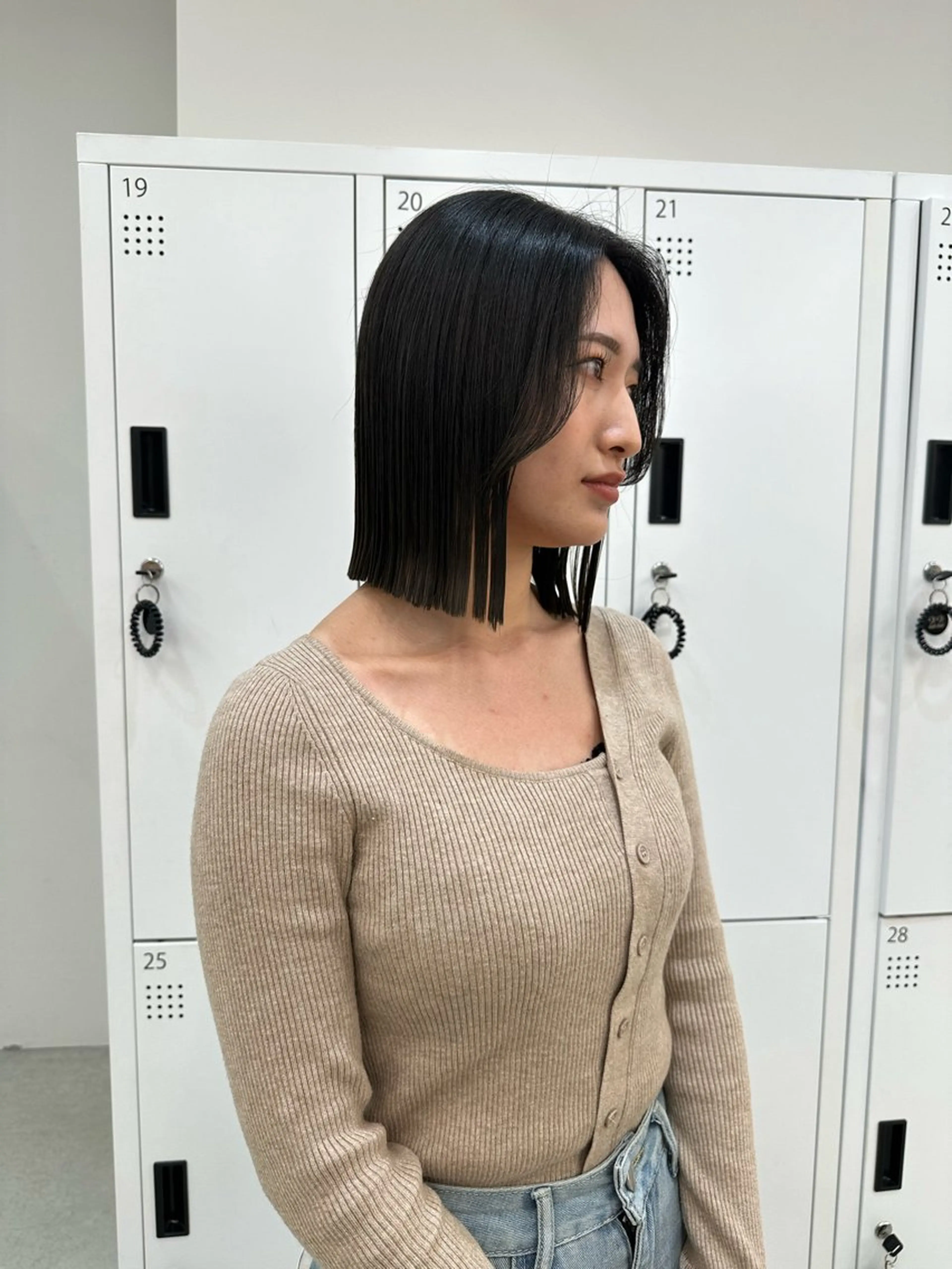 ショート ボブ 韓国風ヘア ショートカット 瑠輝のヘアスタイル