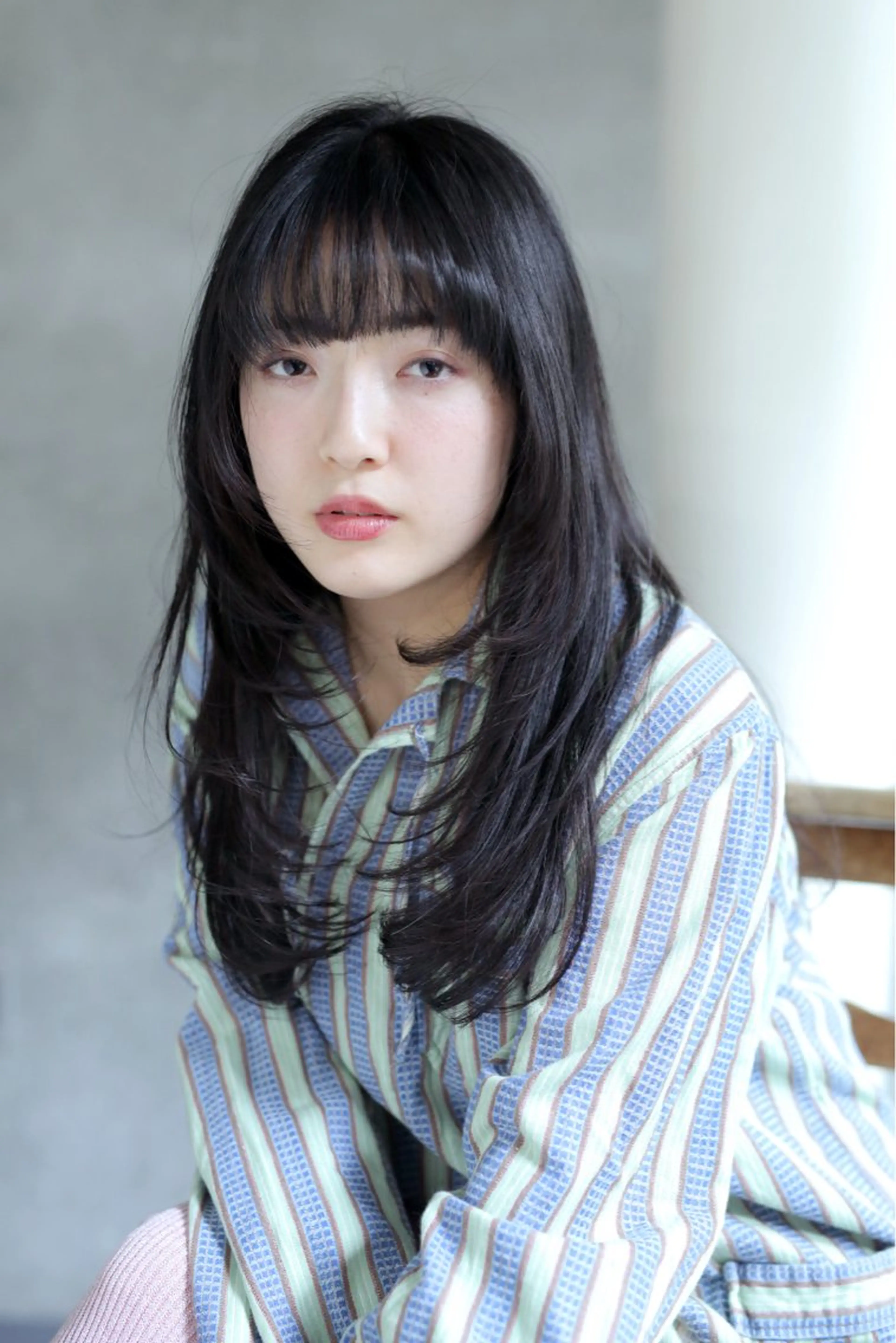 ロング ボブ レイヤーカット マレットヘア カット ヘアカラー パーマ 縮毛矯正 トリートメント SHOTA ハイライト/パーマのヘアスタイル