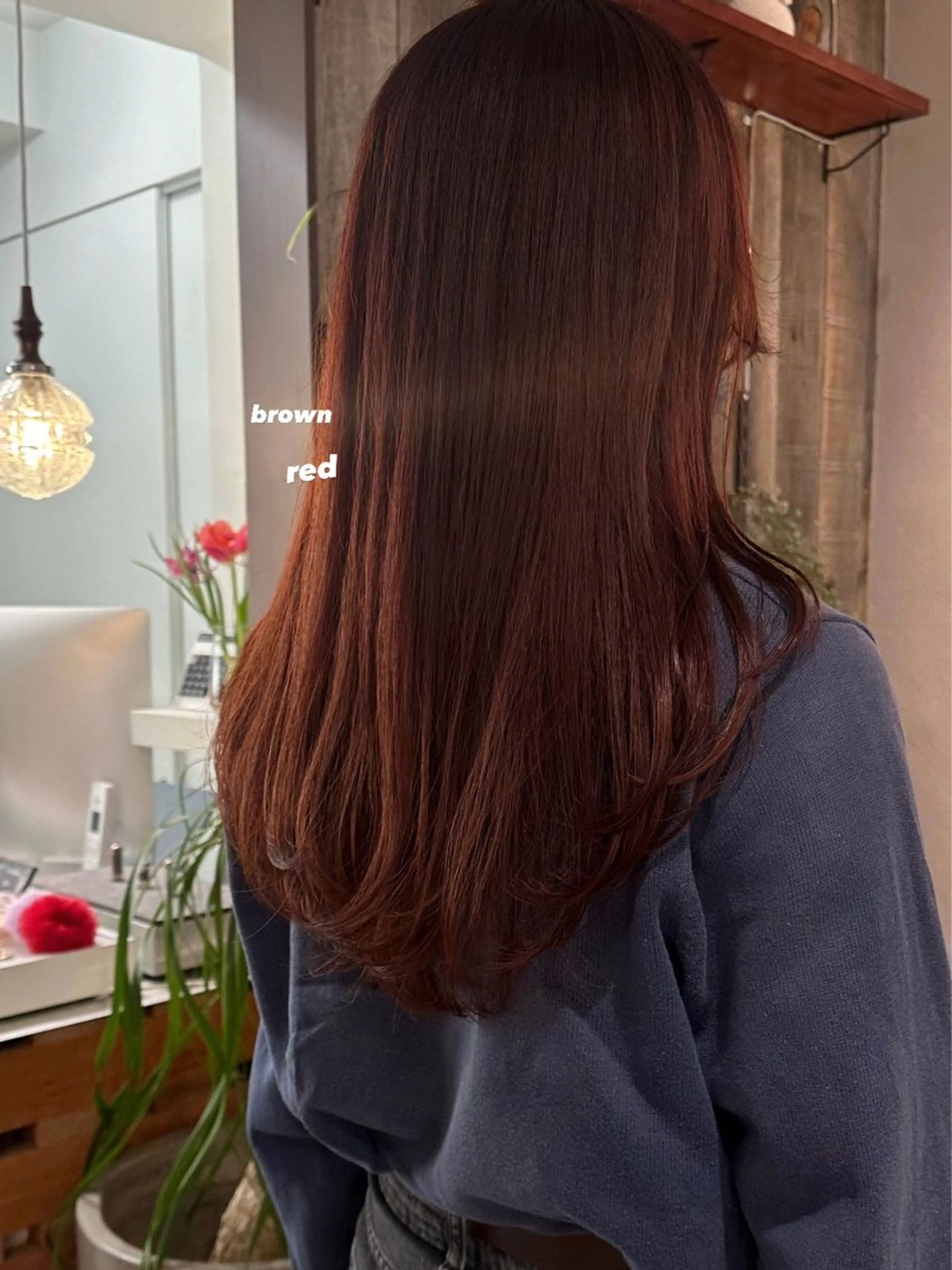 ロング カラー カット ヘアカラー トリートメント 暖色カラー/レイヤー 🌙 オノユリカのヘアスタイル