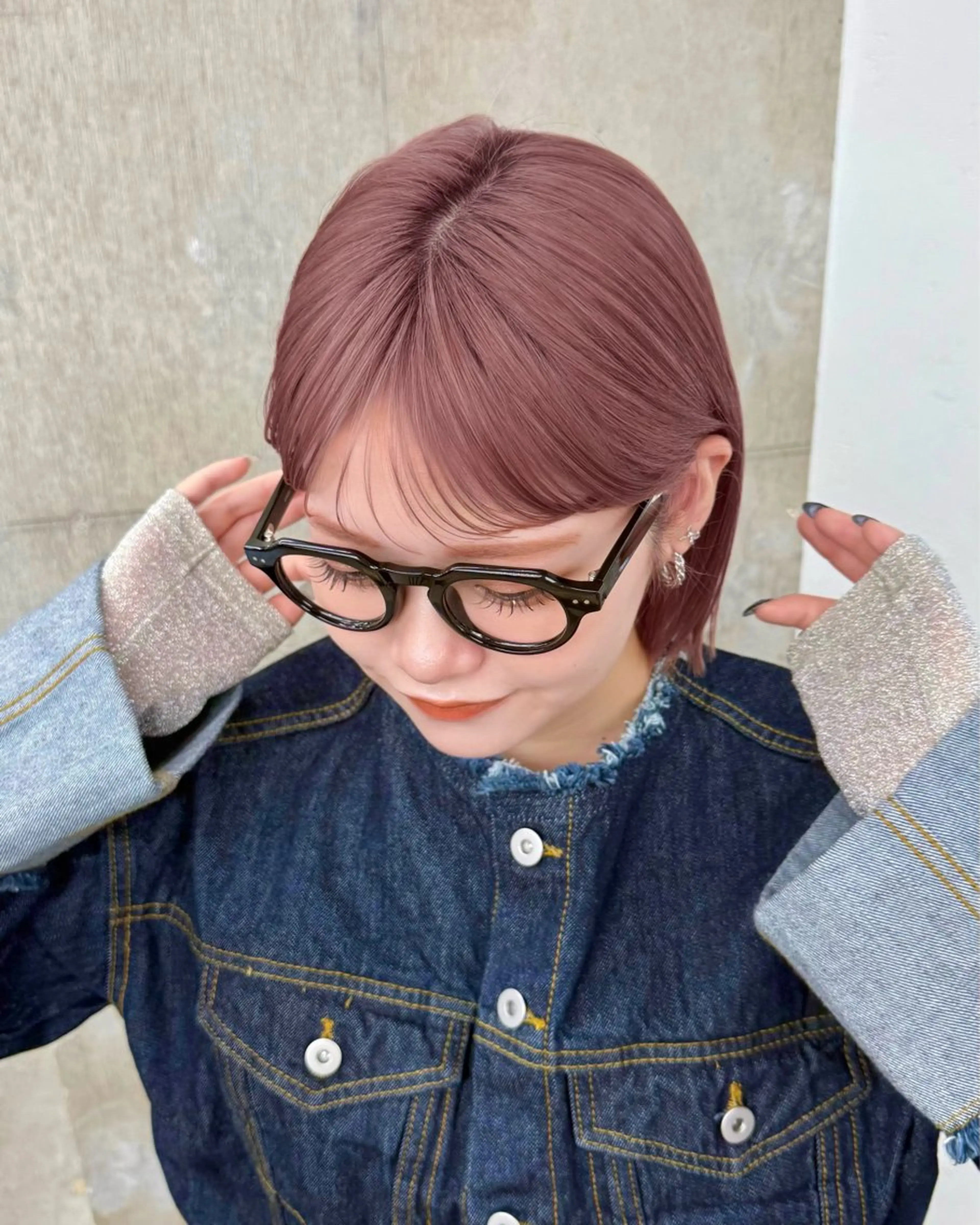 ショート カット ヘアカラー トリートメント 🌸暖色カラー/ボブ 一色愛海🌸のヘアスタイル