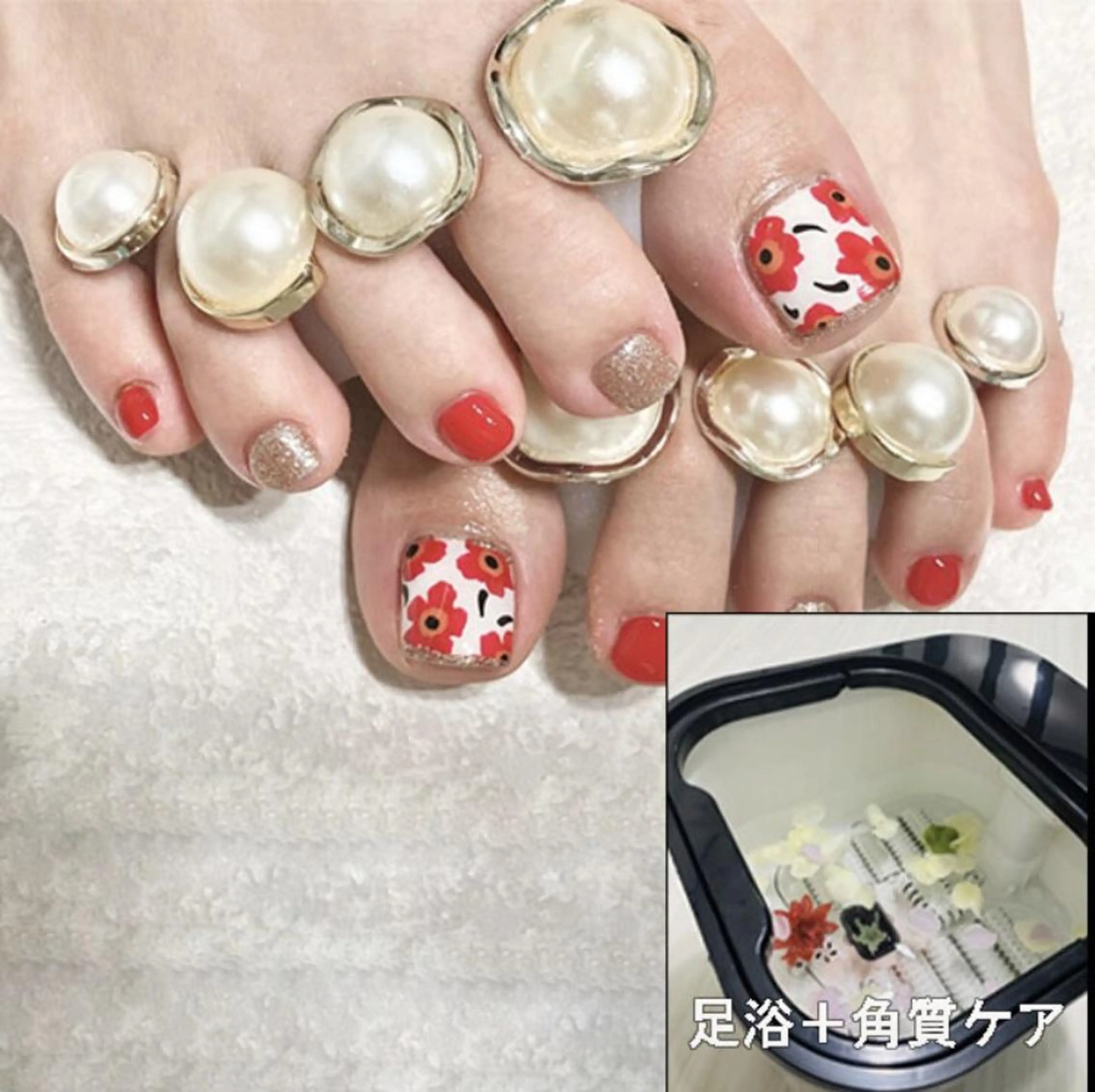 ネイル アートネイル フットネイル フットネイル ハンドケア Nailsalon Noël所属・Nailsalon ＆Noelのネイルデザイン