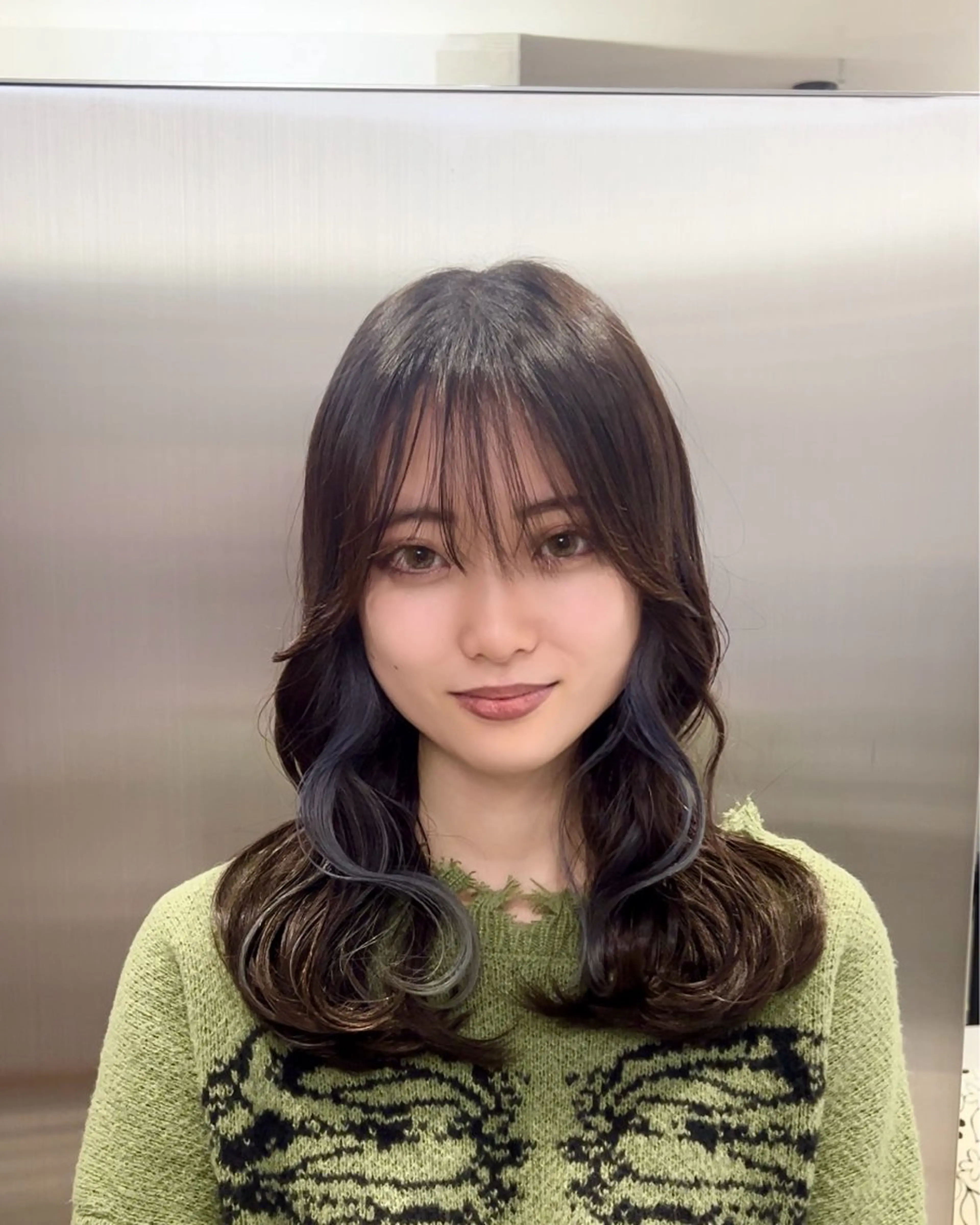 セミロング カラー カット REFLECTION所属・ハイトーン /レイヤー/ふみやのヘアスタイル