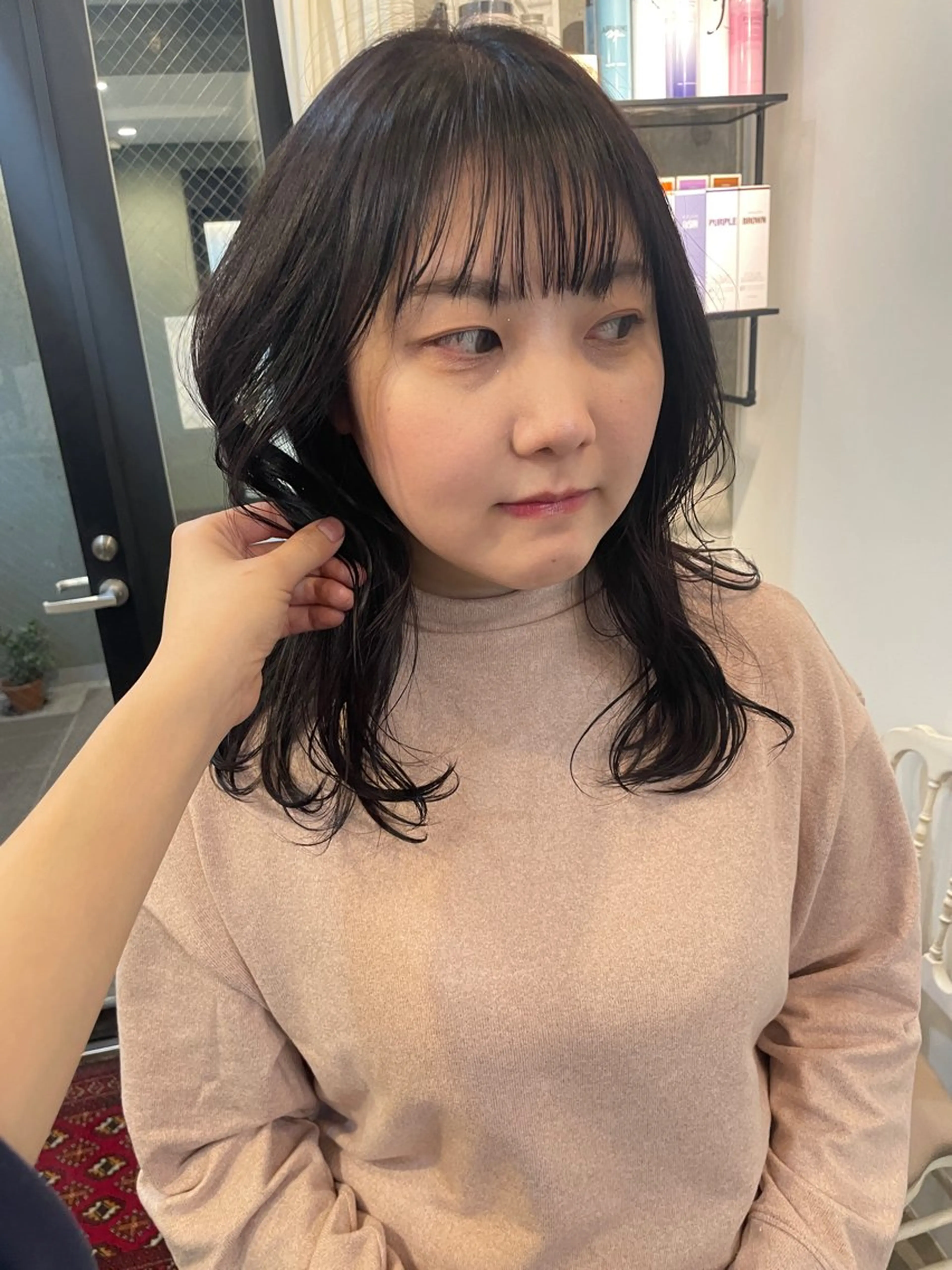 セミロング HARUKA /透明感カラーのヘアスタイル