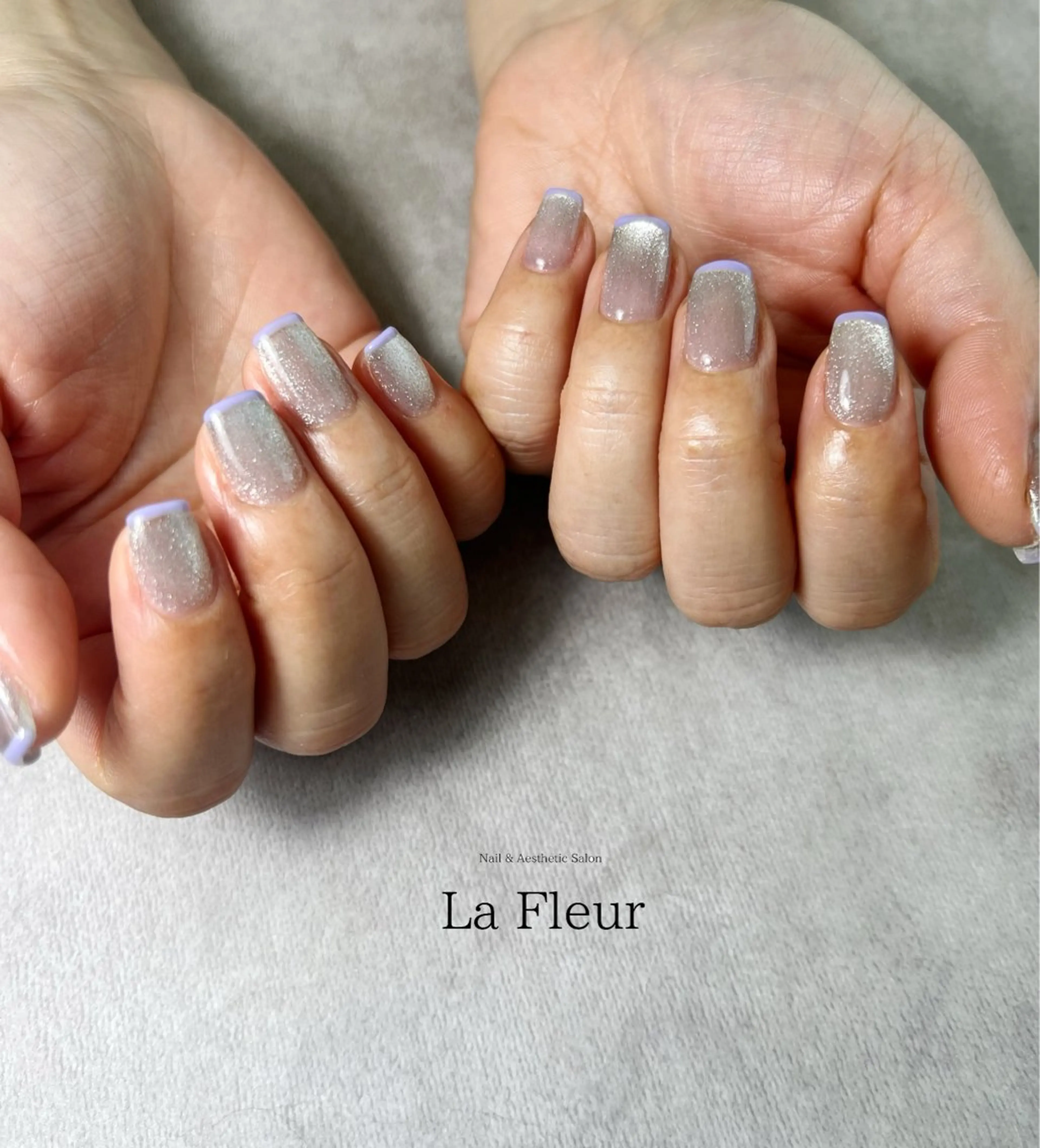 ネイル フレンチネイル マグネットネイル ハンドネイル H. Sayuriのネイルデザイン