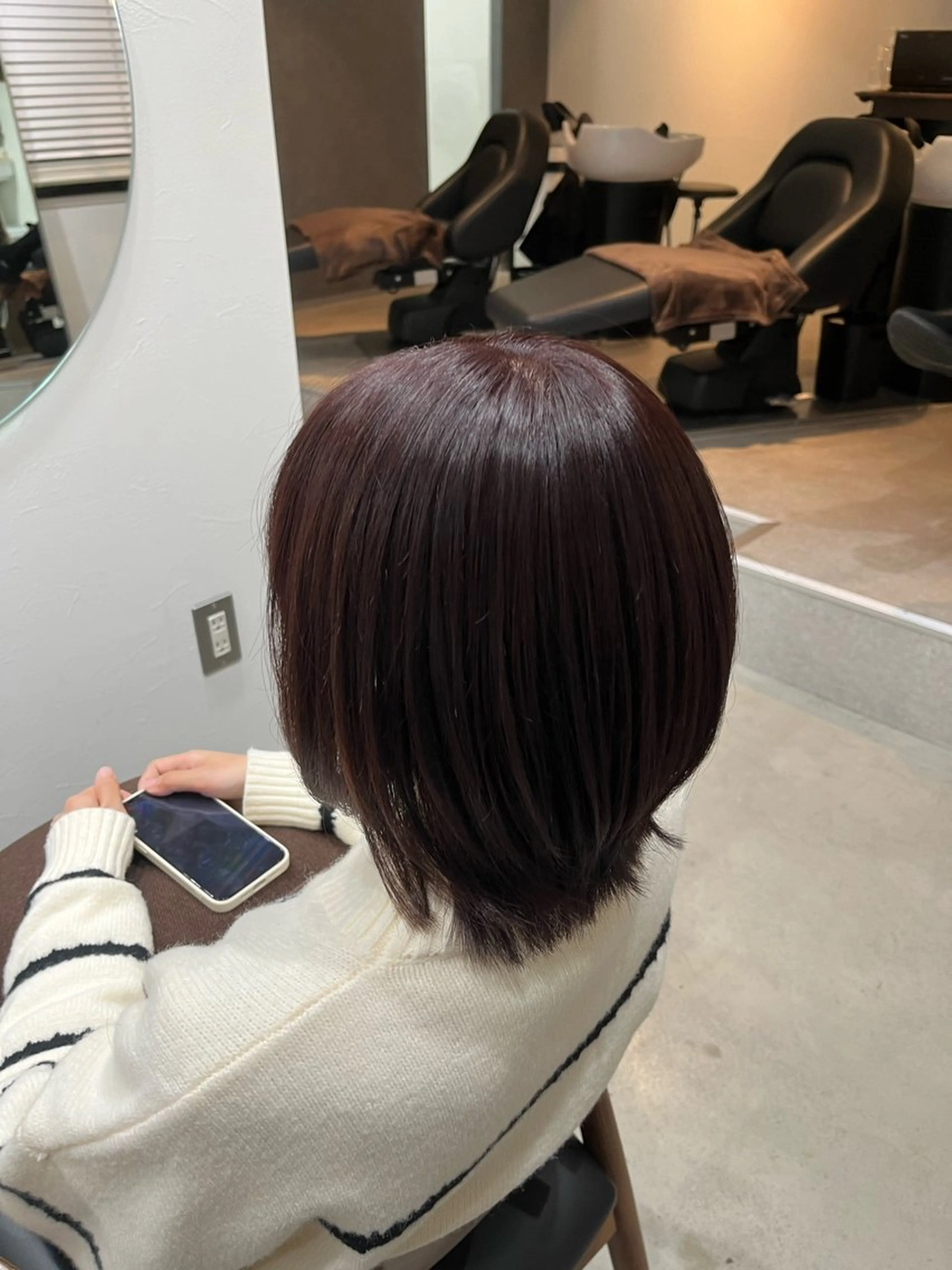 ショート カラー 原口 桃歌のヘアスタイル