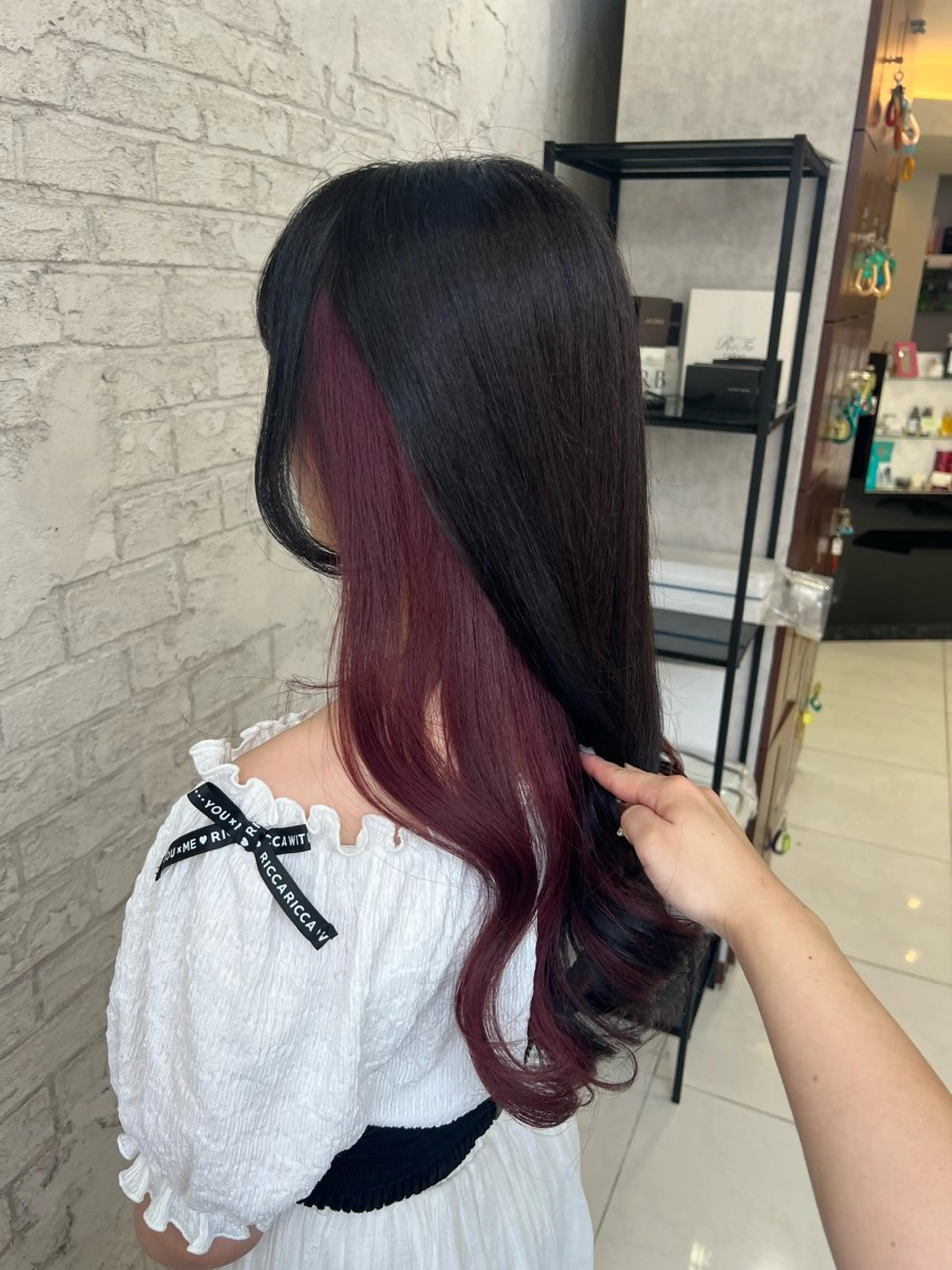 ロング 池袋艶カラー/メイク 🎀Rina🎀💚のヘアスタイル