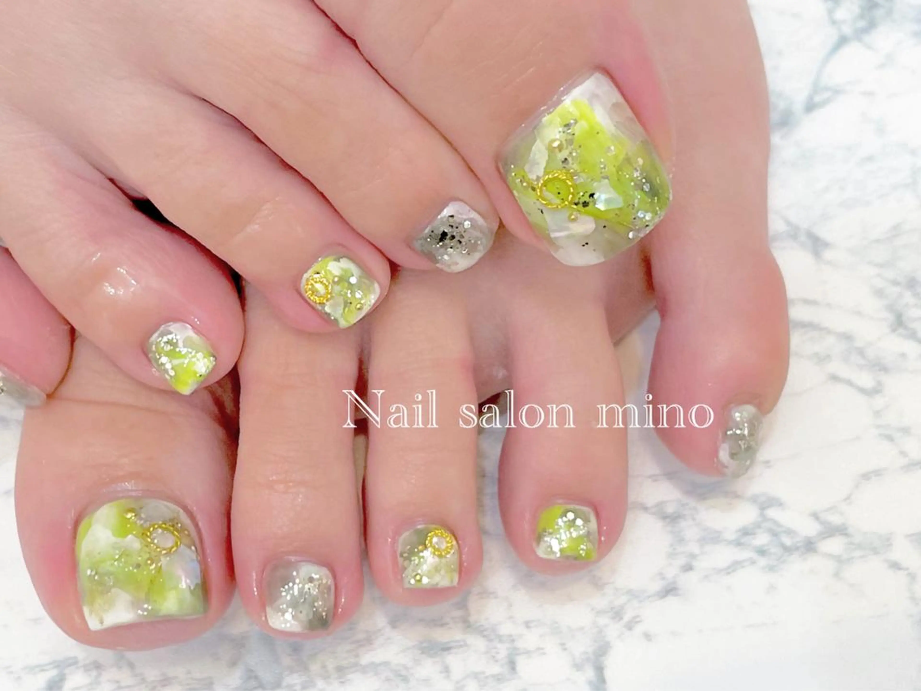 ネイル フットネイル 三野　nail salon minoのネイルデザイン
