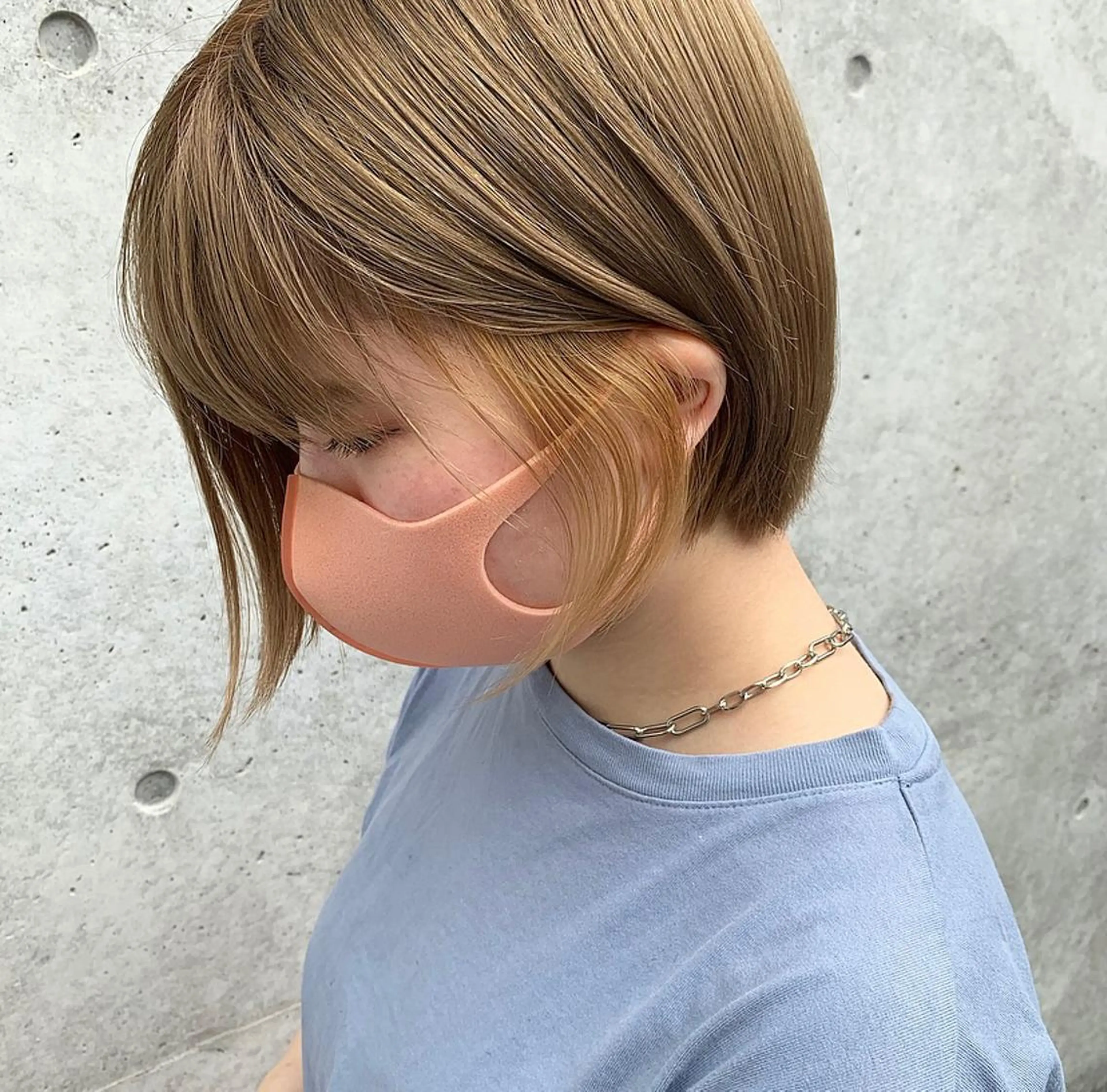 ショート 田中 優衣のヘアスタイル