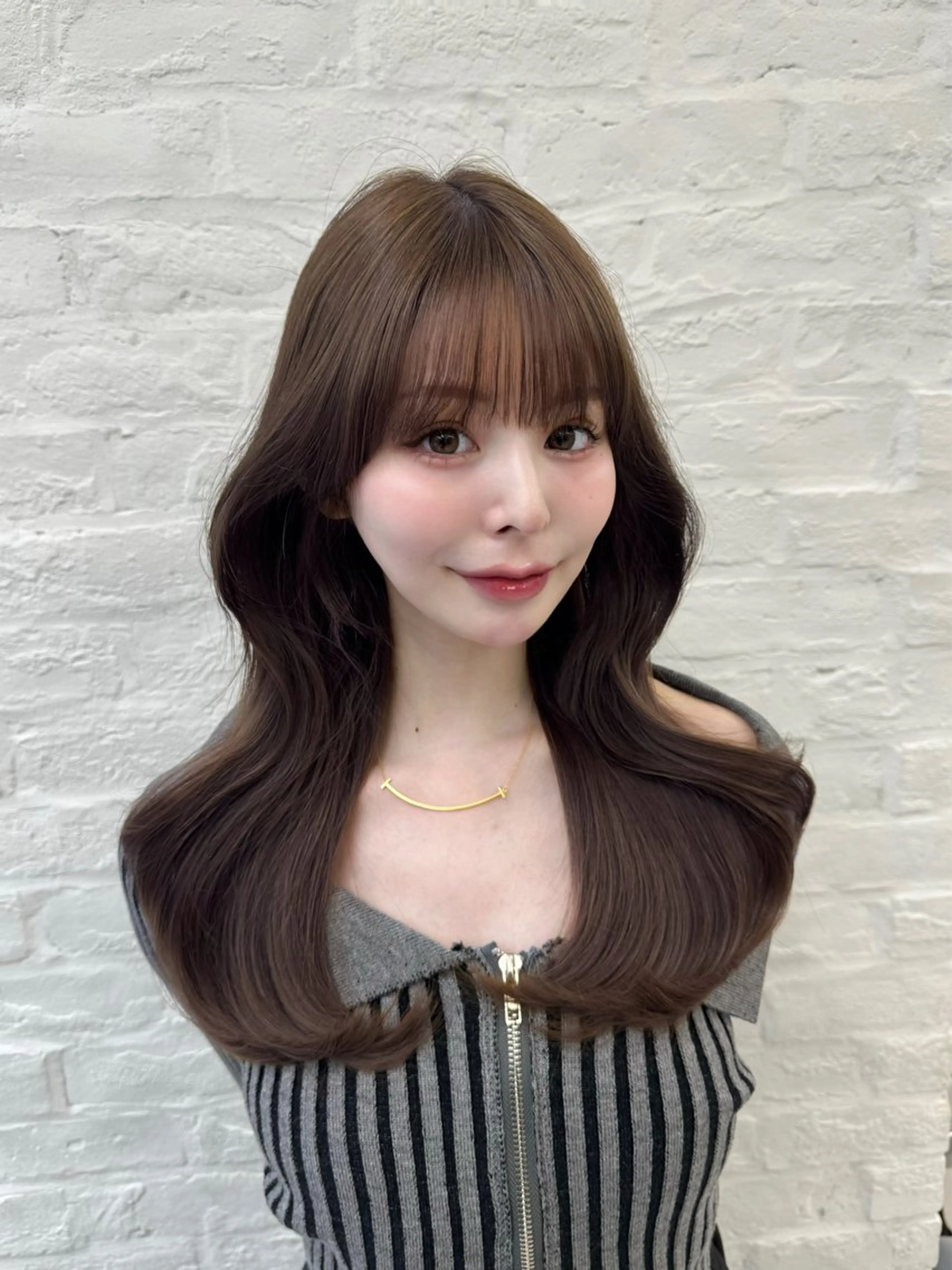 セミロング 映える顔まわり/前髪 特化 💗 ユキマのヘアスタイル