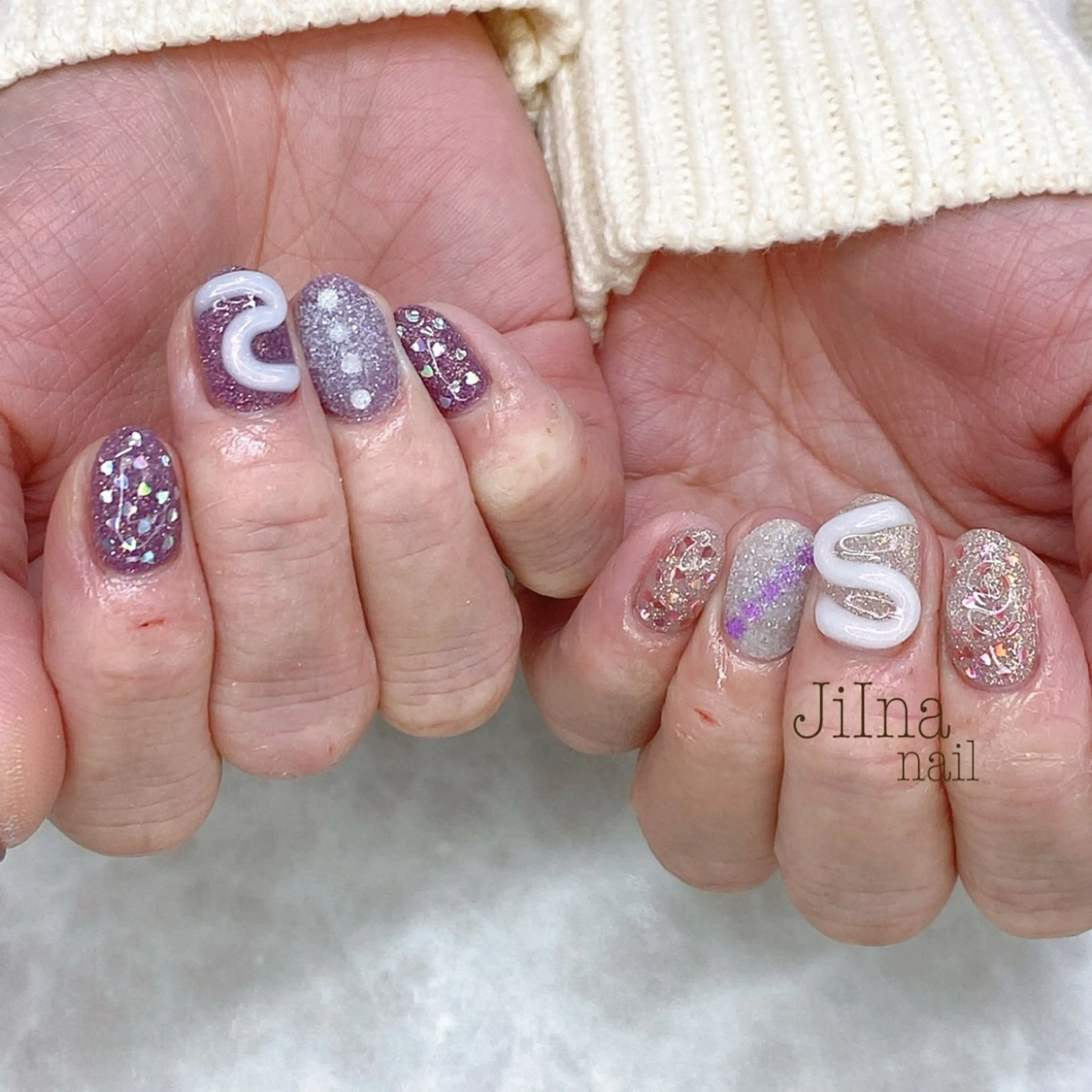 ネイル 持ち込み JiIna nailのネイルデザイン