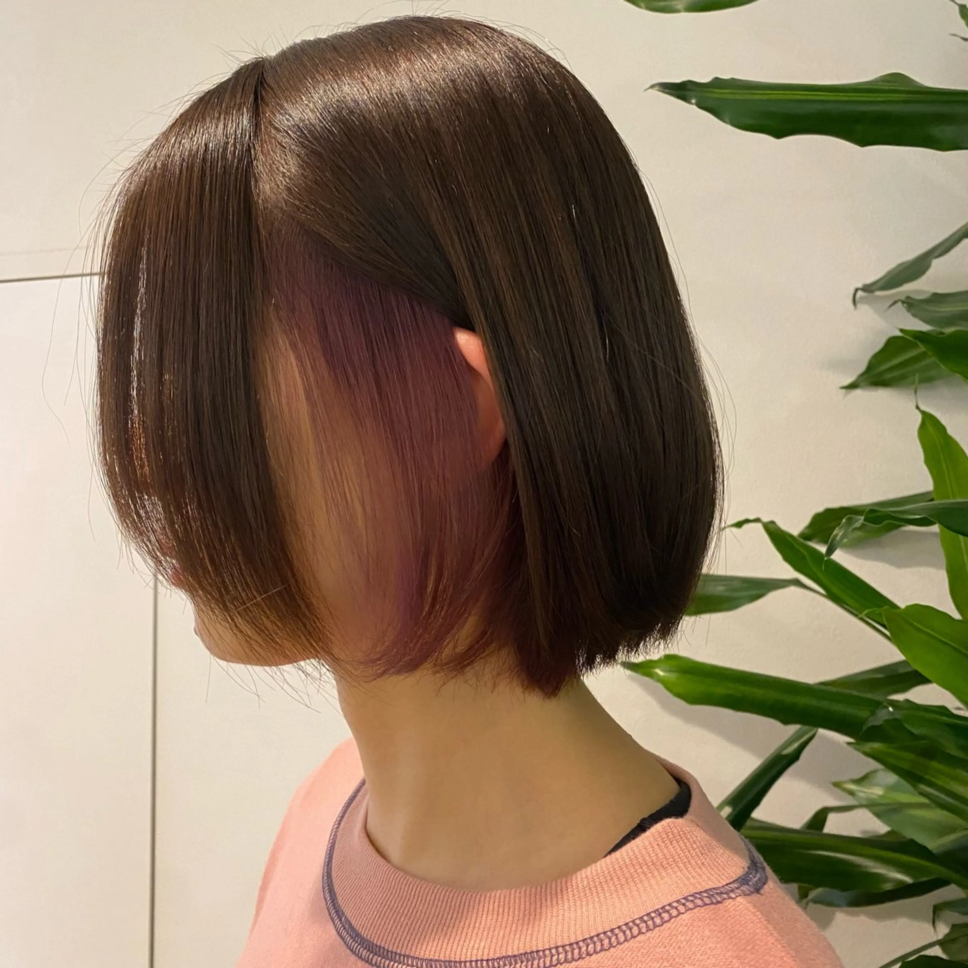 ミディアム カラー CIEN white所属・パーマモデル募集中 渥美翔人のヘアスタイル