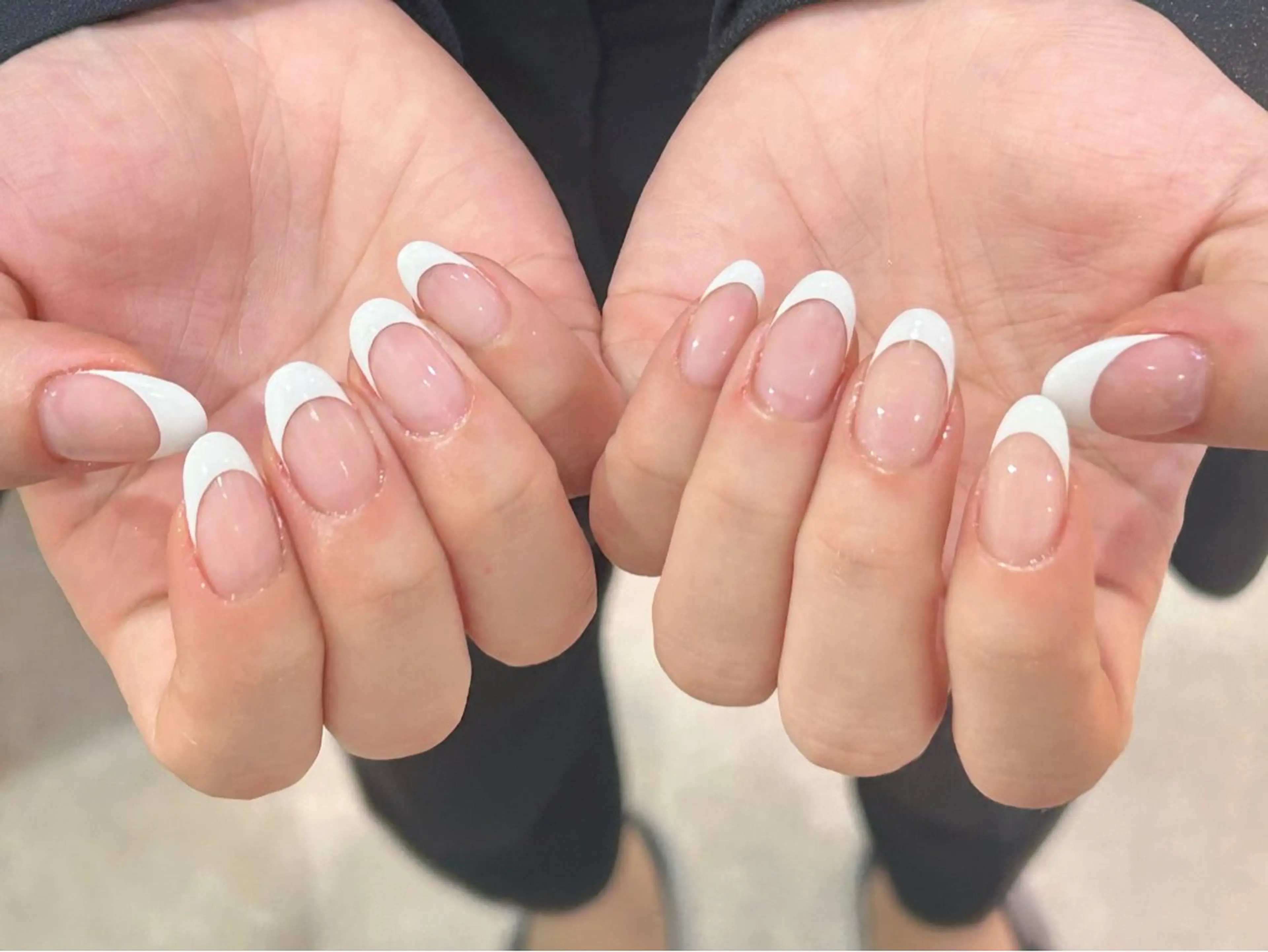 ネイル フレンチネイル ハンドネイル Bianca栄店 はるなのネイルデザイン