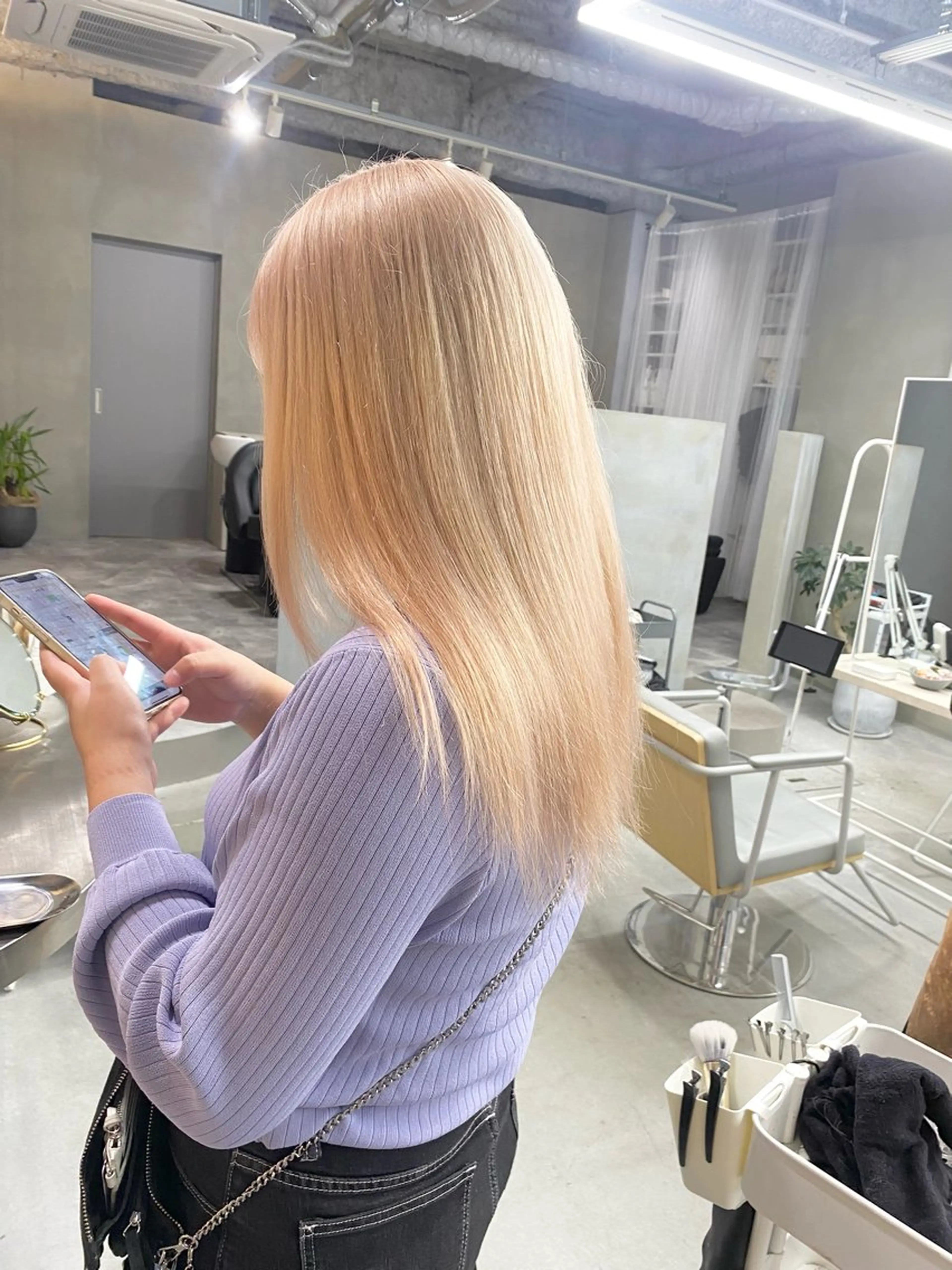 ロング カラー ヘアカラー qulim所属・前橋 姫奈のヘアスタイル