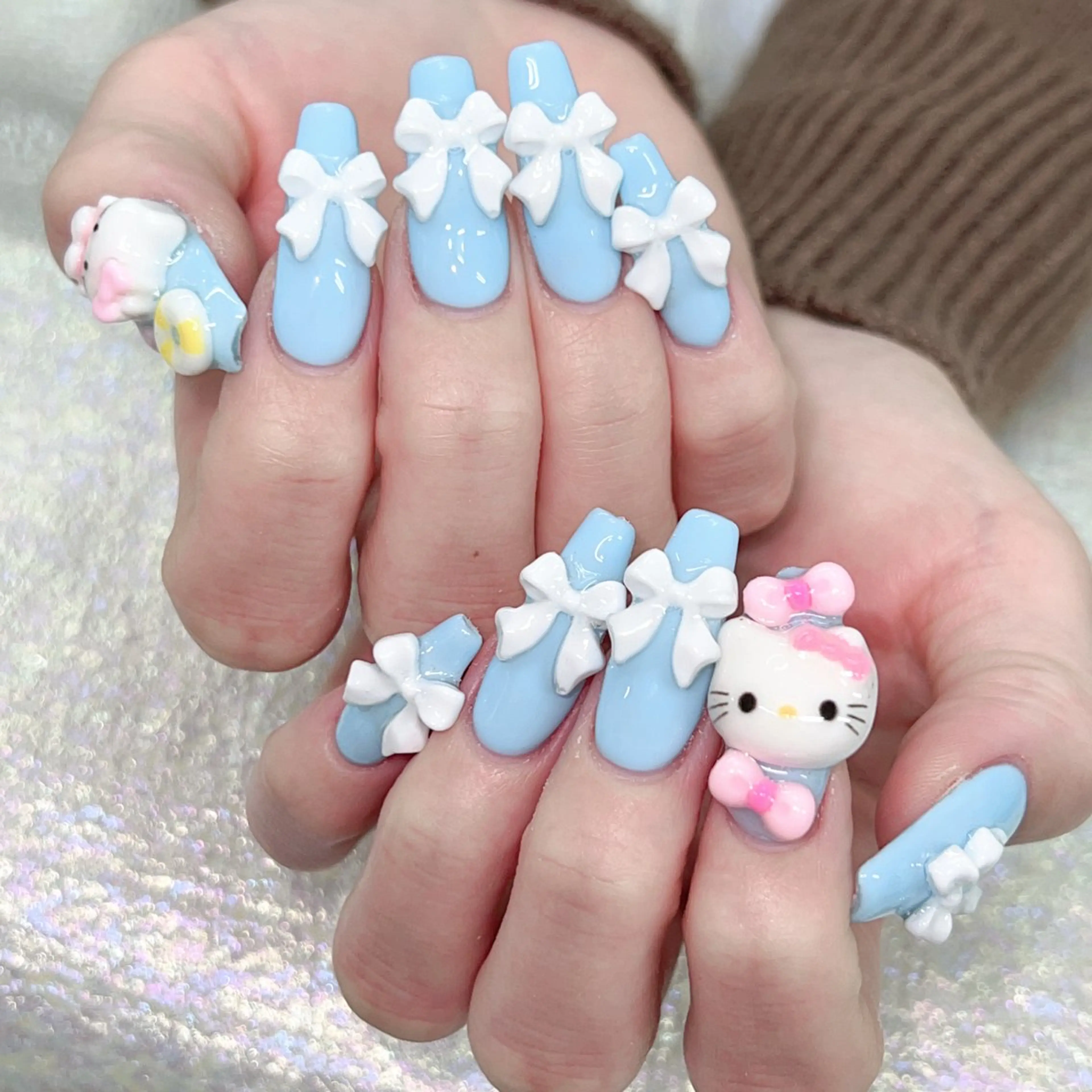 ネイル 長いだし/スカルプ/ パラシェルN.oneのネイルデザイン