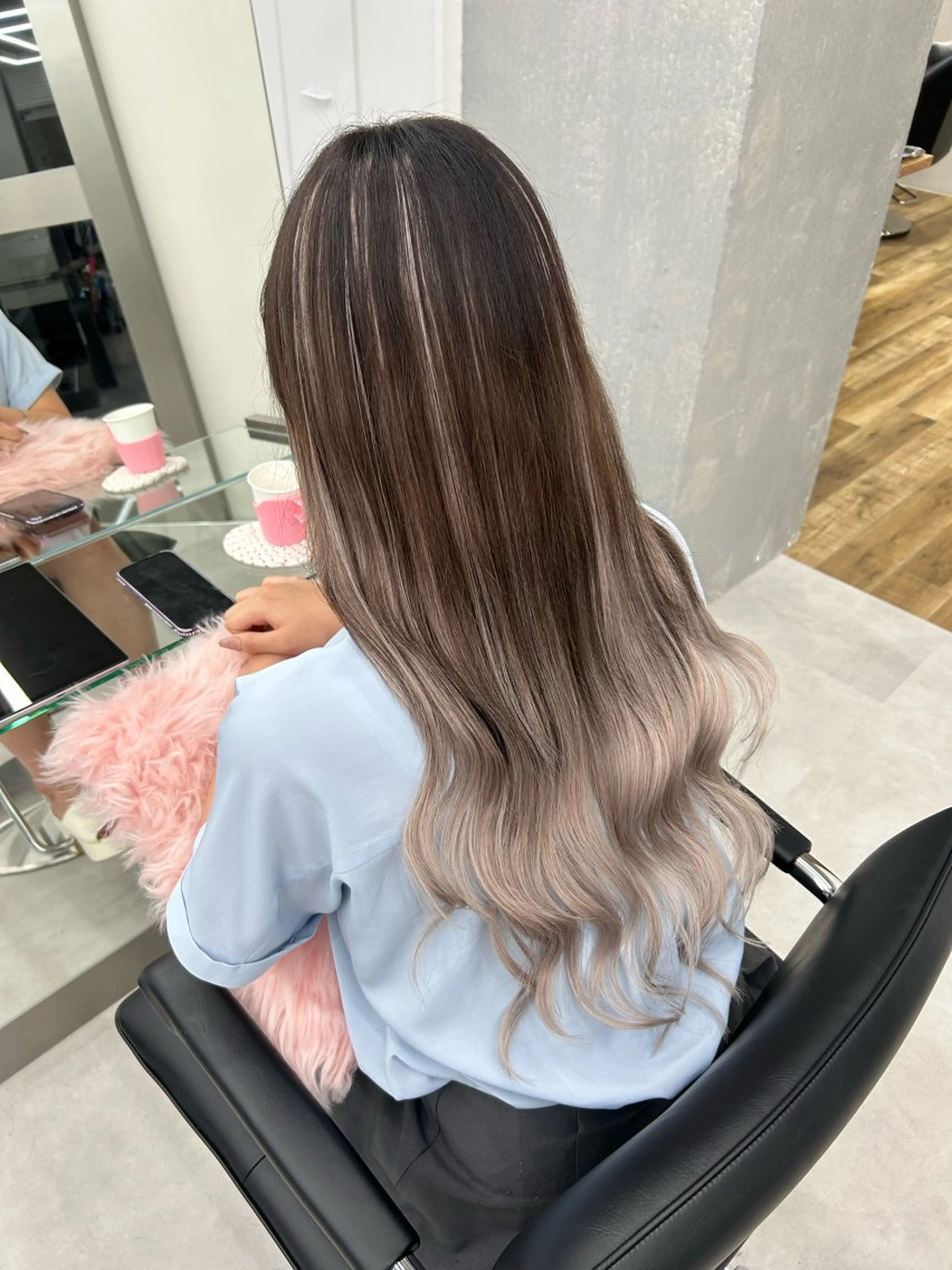 エクステ ハイトーン👱‍♀️ エクステ/彩花のヘアスタイル