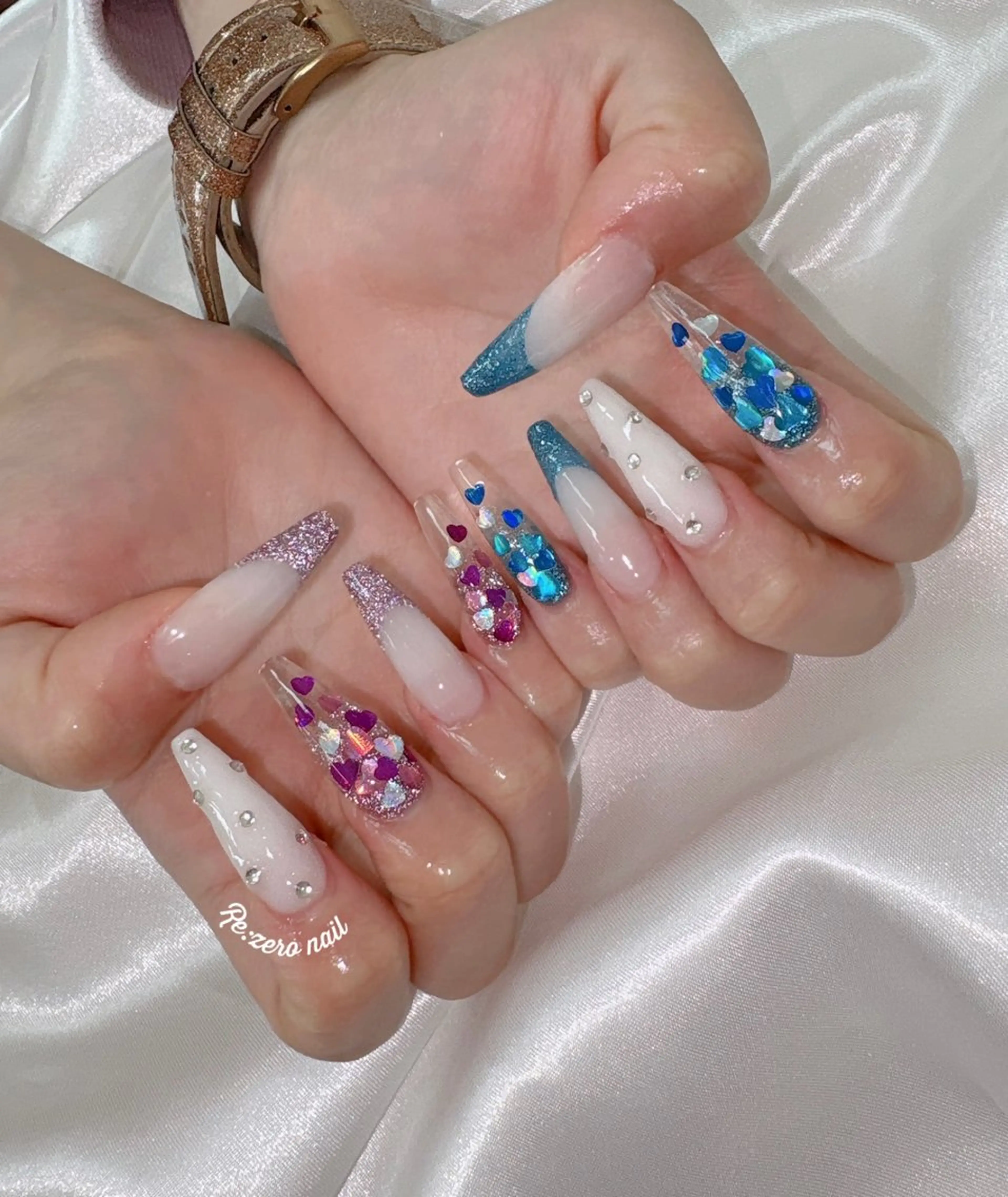 ネイル フラッシュネイル ハンドネイル Re:∅ nail /HIRAMOTOのネイルデザイン