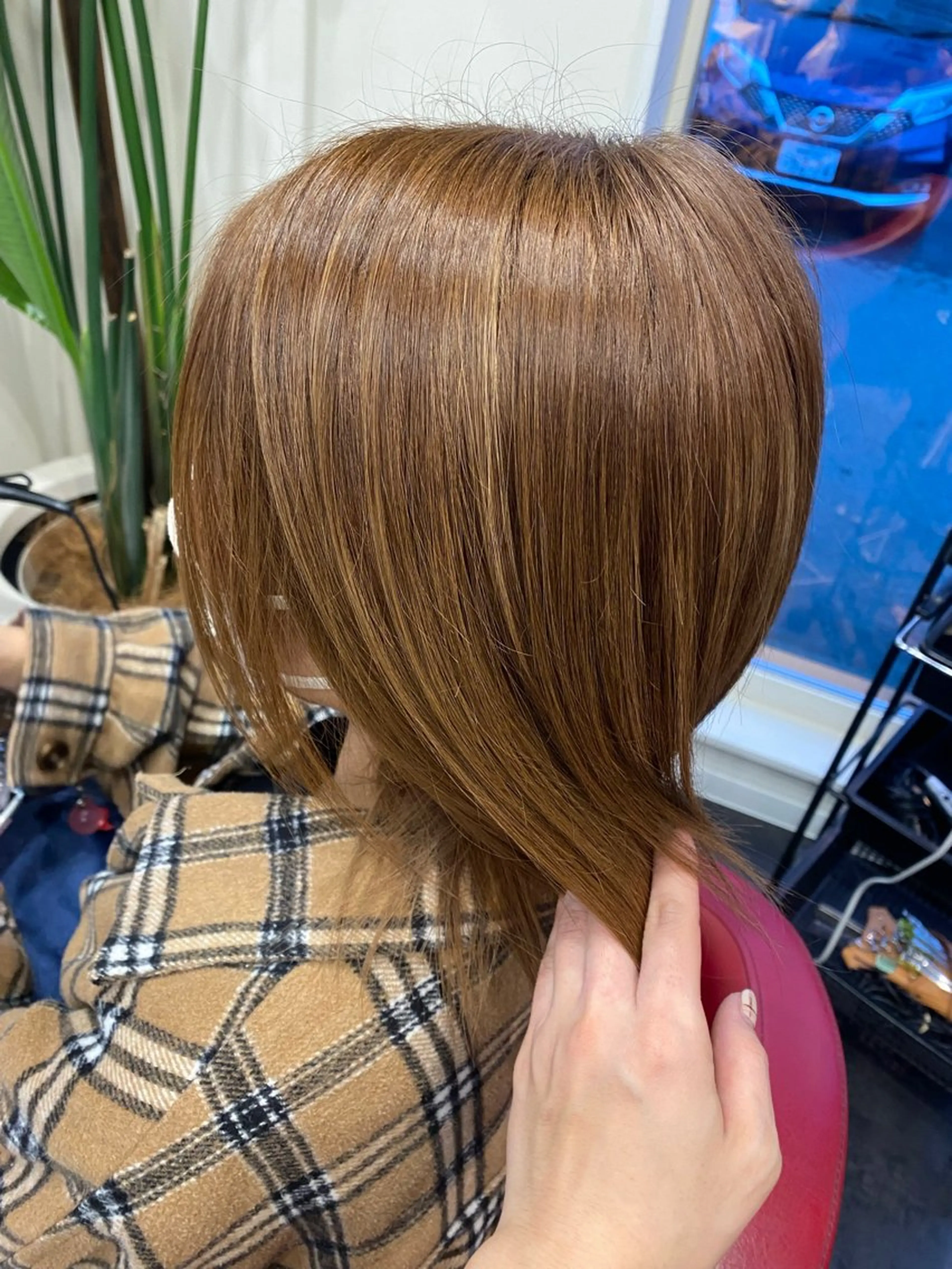 カラー ブリーチ ブリーチなしカラー ヘアカラー ENVY(エンヴィ)所属・丁寧なカウンセリング 🌱ikumi🌱のヘアスタイル