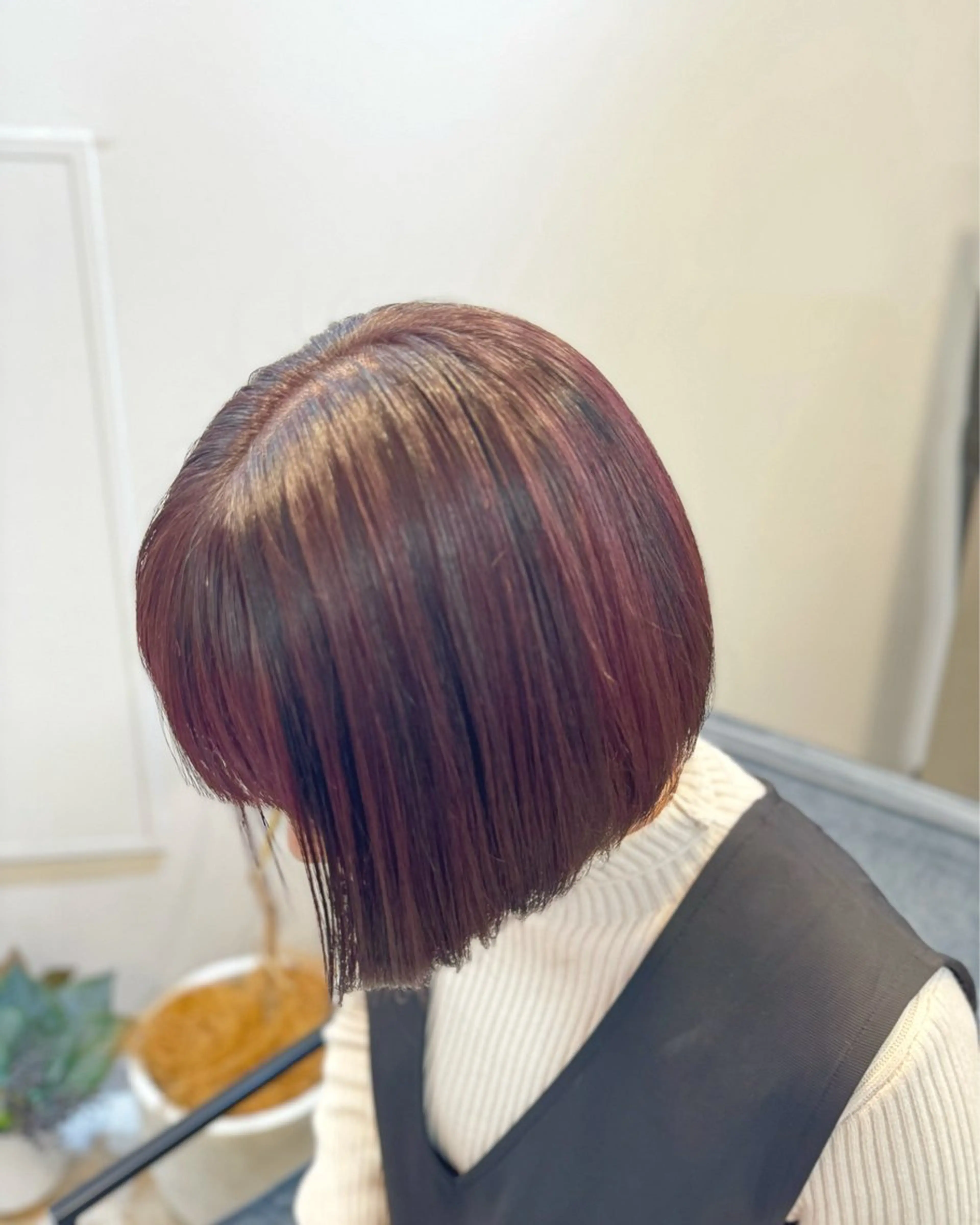 ミディアム ボブ 加藤 優眞のヘアスタイル