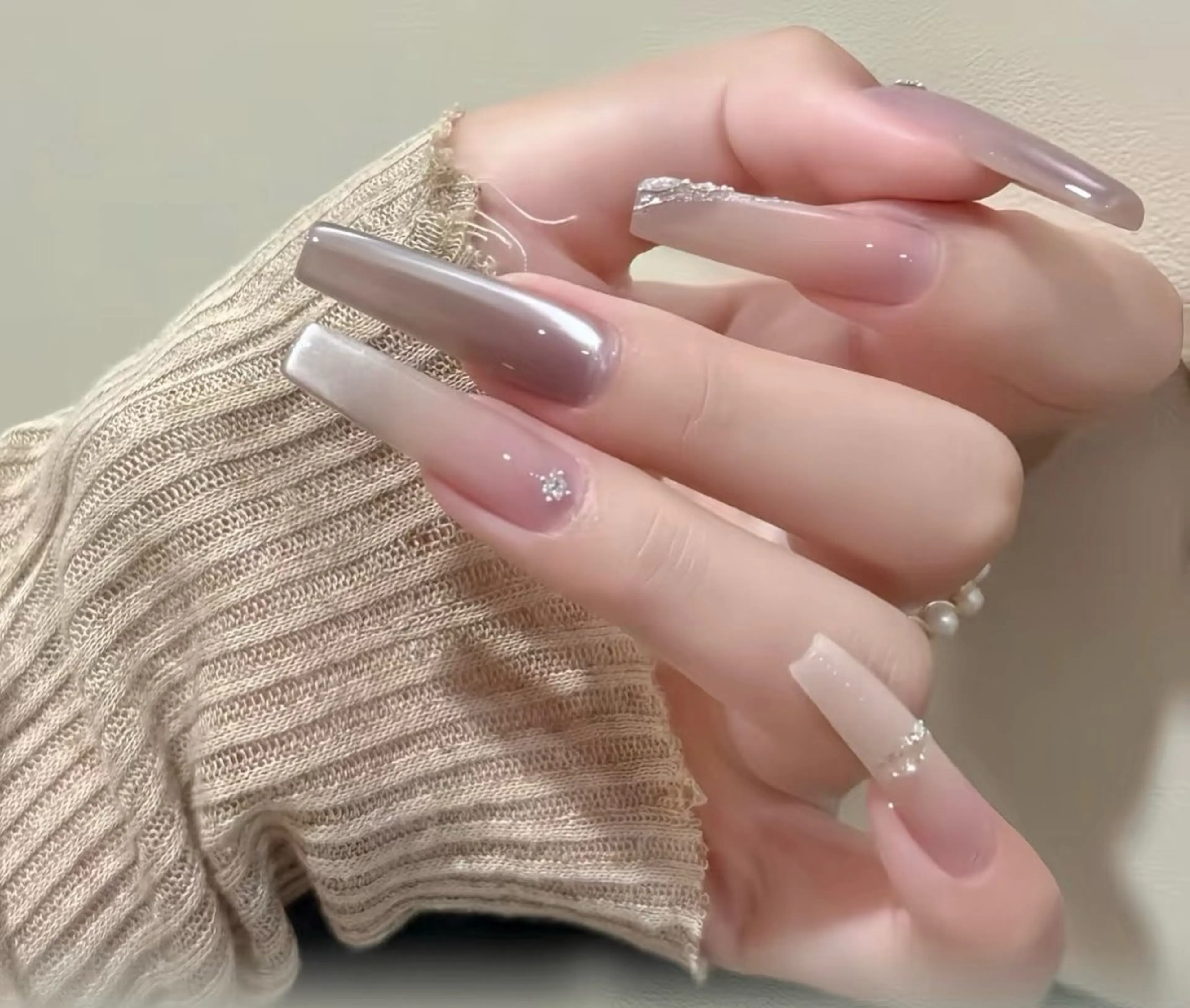 【HAND】チップ長さだし+冬デザイン¥13000→¥11000の写真