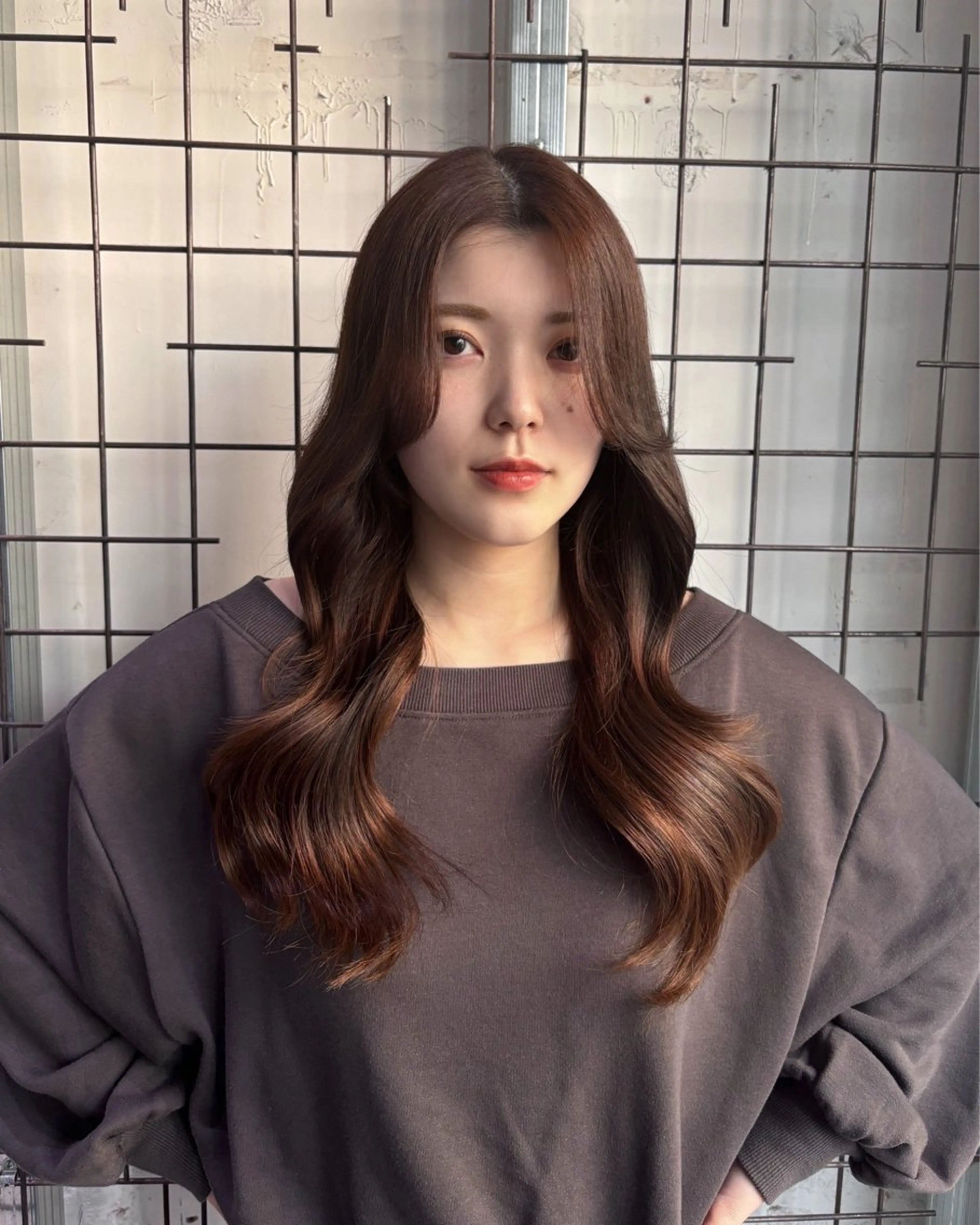 カラー カット ヘアカラー AYANE 韓国ヘア /レイヤーカットのヘアスタイル